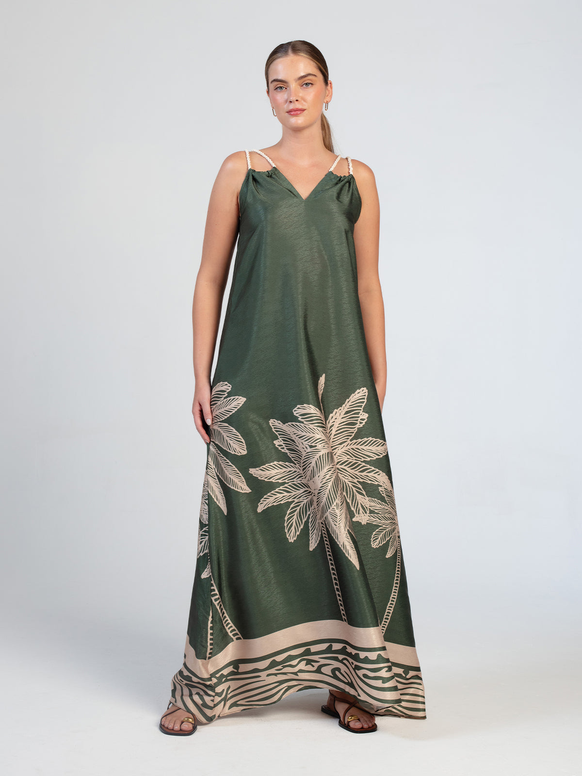 Jwana Dress - Coria Olive
