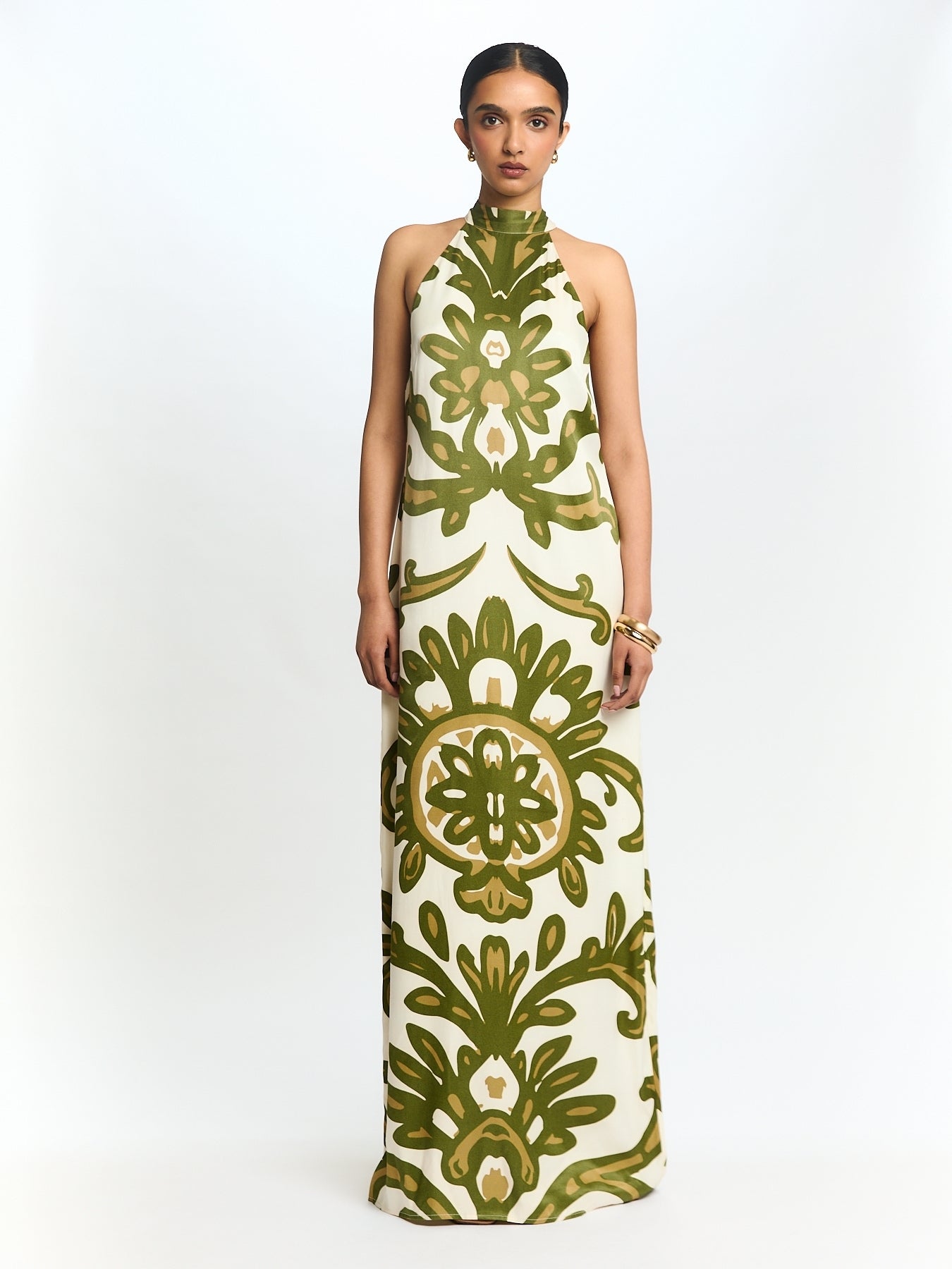 Lael FSC® Certified Viscose Dress - Elia Olive