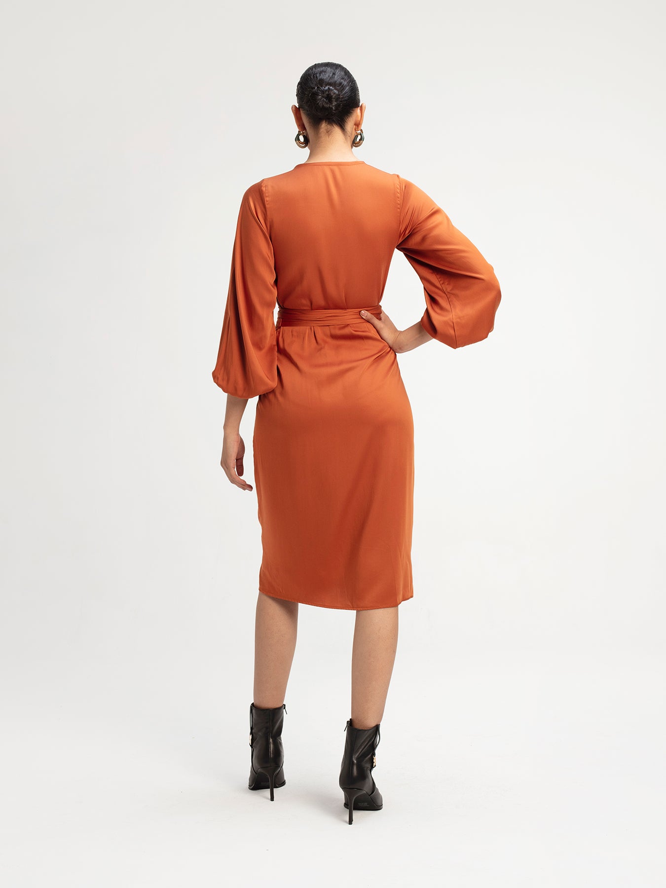 Lala Dress - Solid Rust