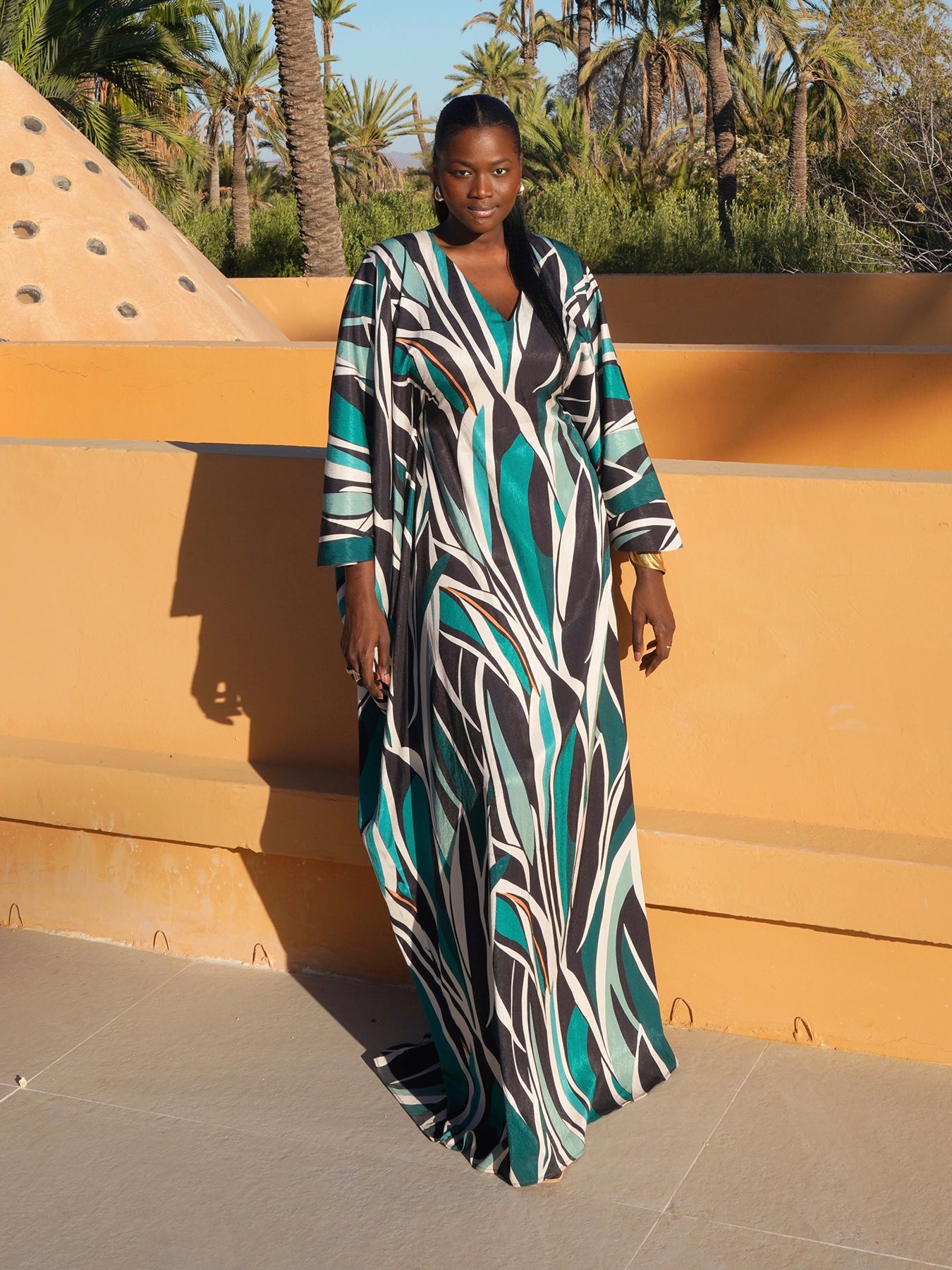 Laou Dress - Petal Teal