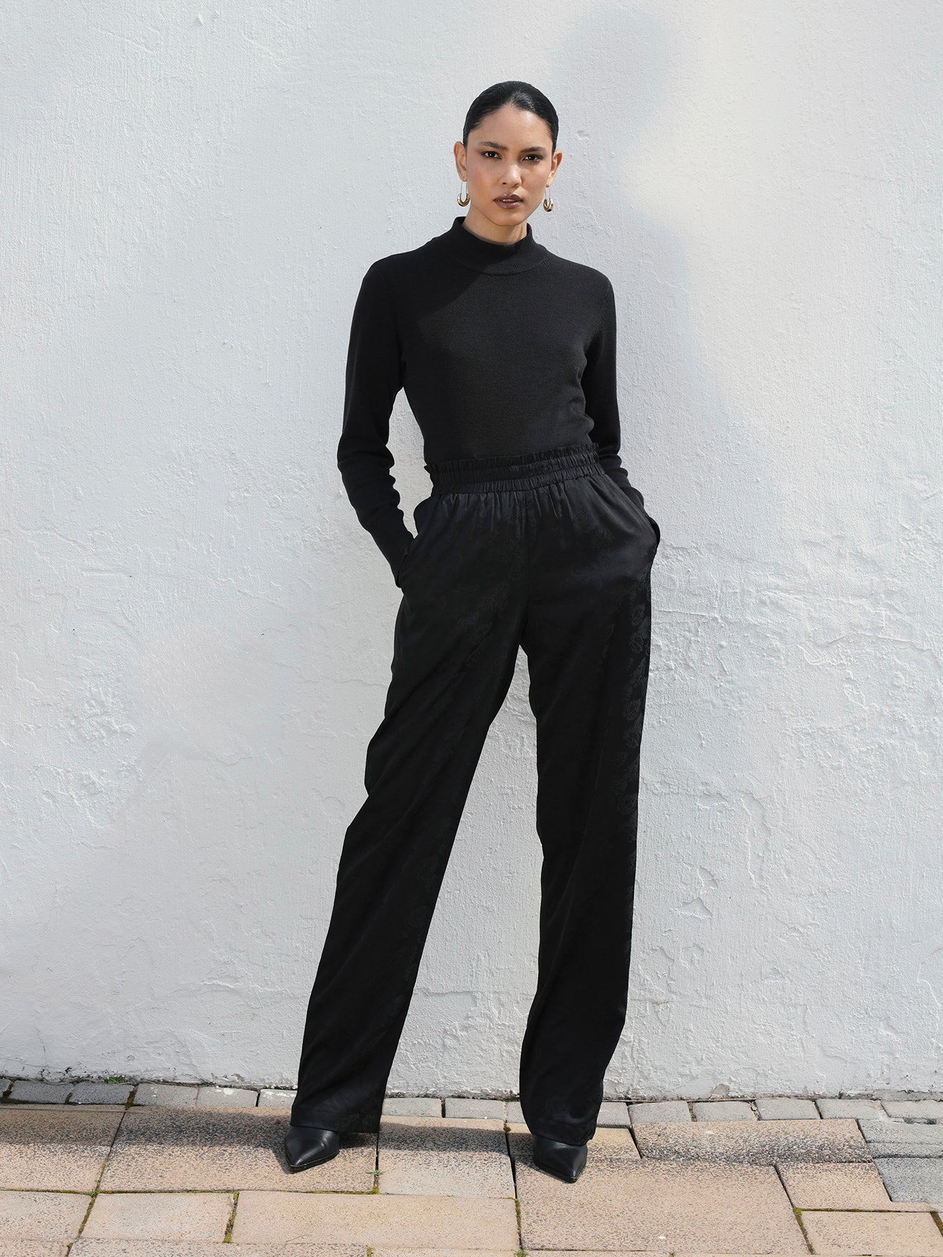 Leer Pants - Zeen Noir