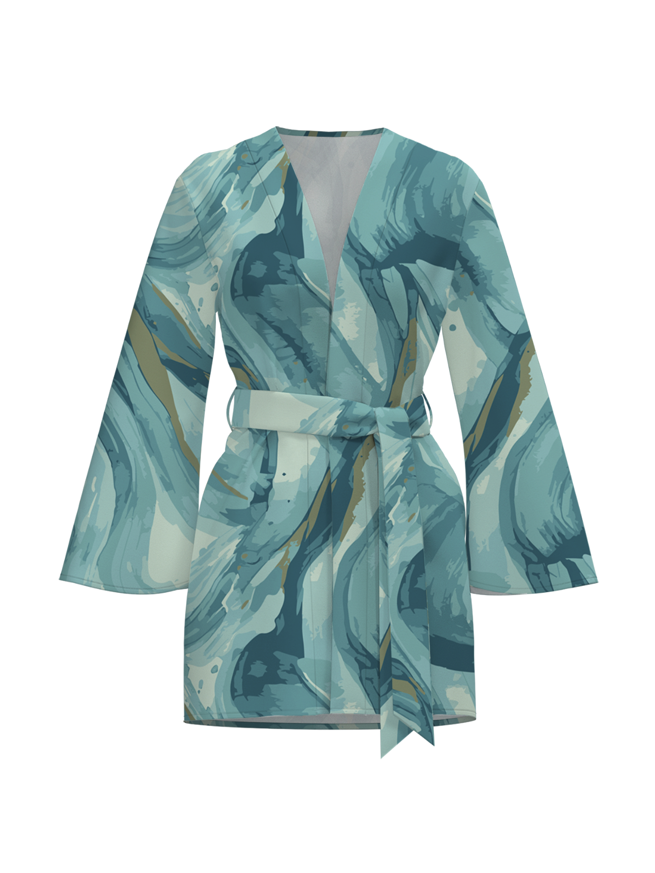 Mini Kimono - Aura Blu