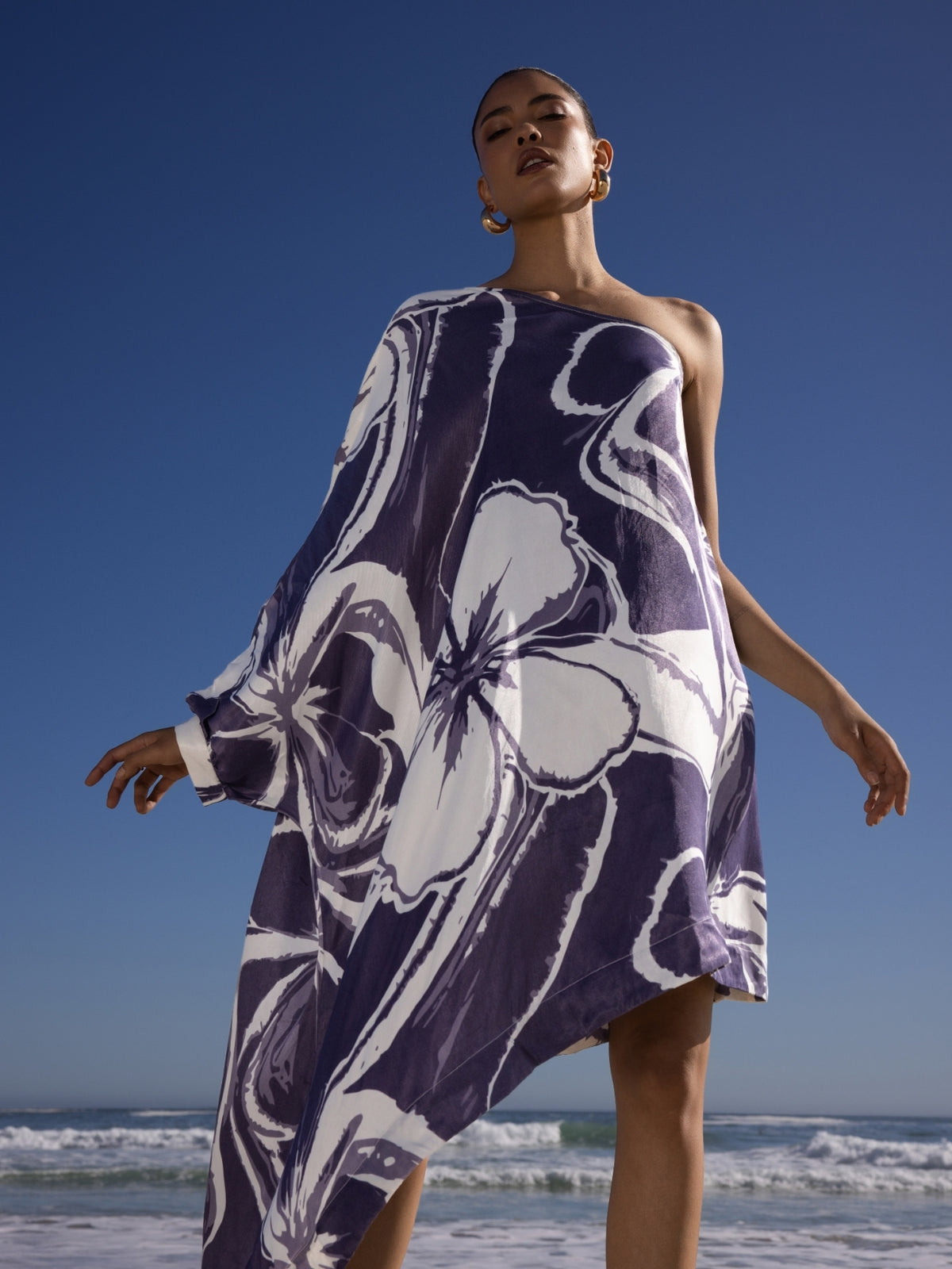 Mini Satu FSC® Certified Viscose Dress - Sora Navy