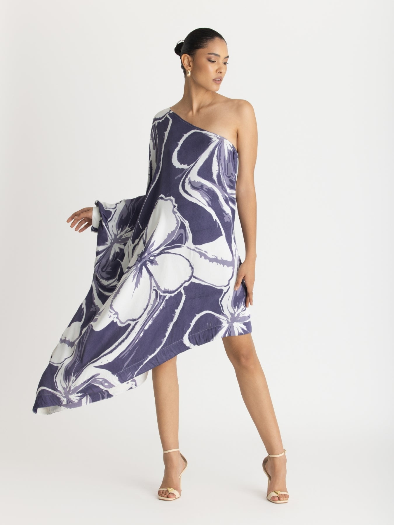 Mini Satu FSC® Certified Viscose Dress - Sora Navy