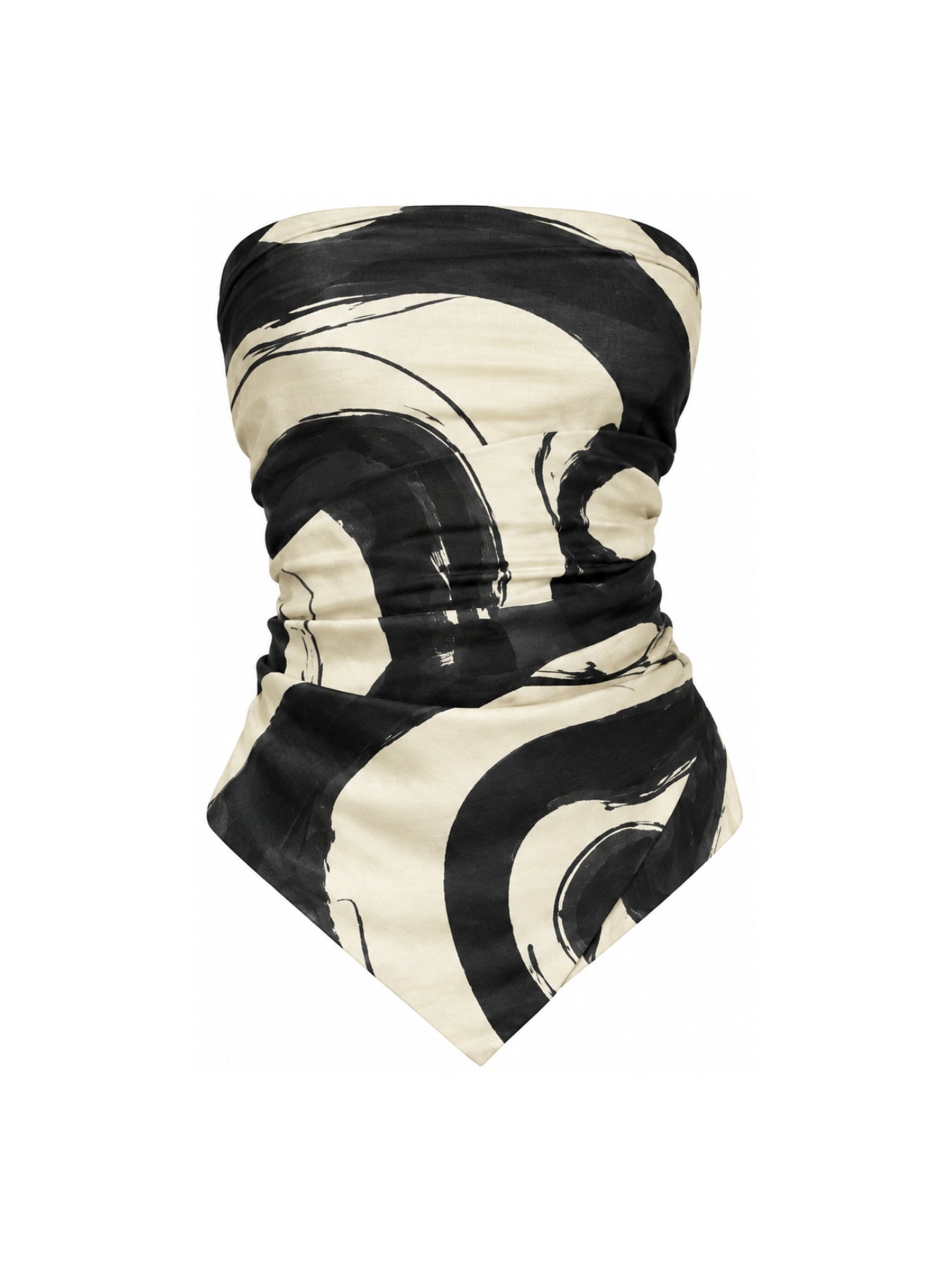 Moussor Scarf Top - Zima Noir
