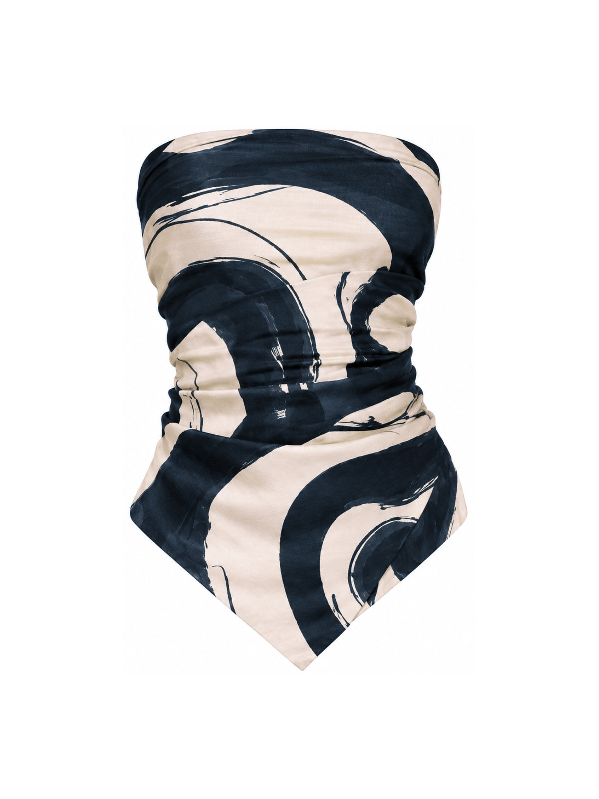 Moussor Scarf Top - Zima Noir