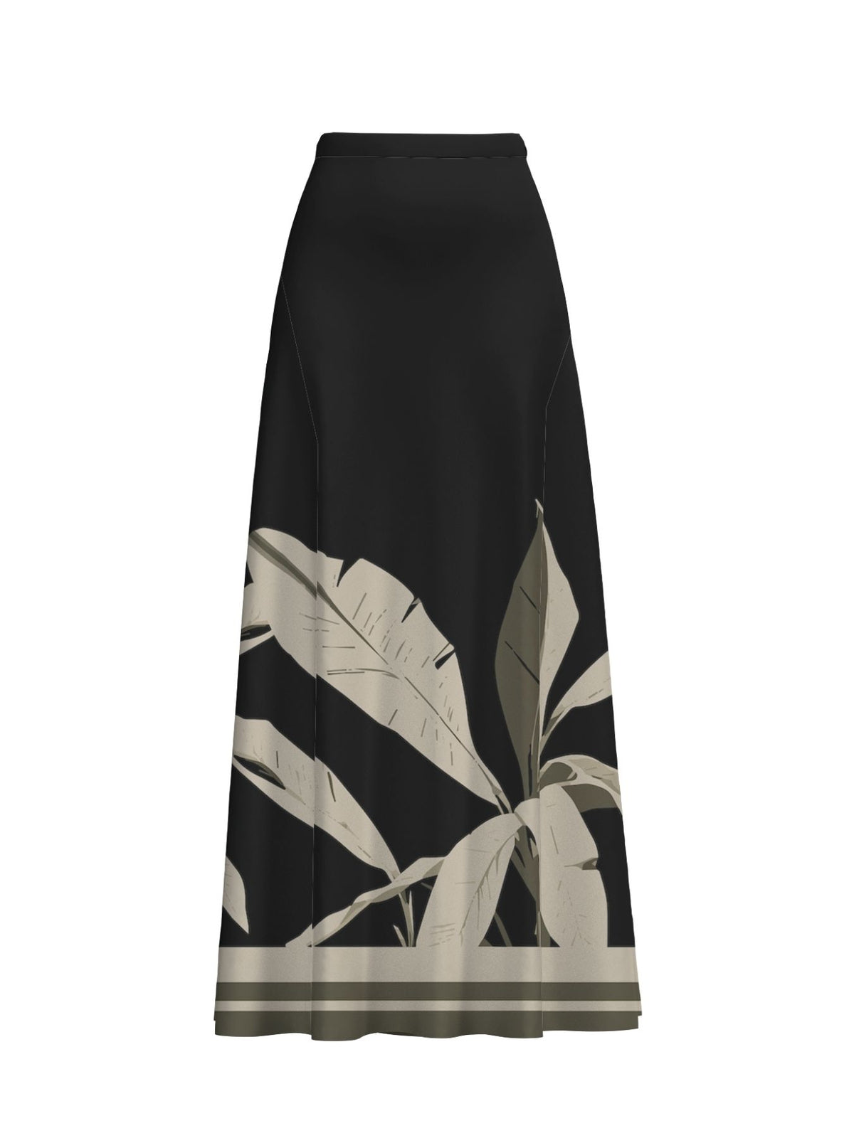 Printed Linen Mundi Skirt - Sierra Noir