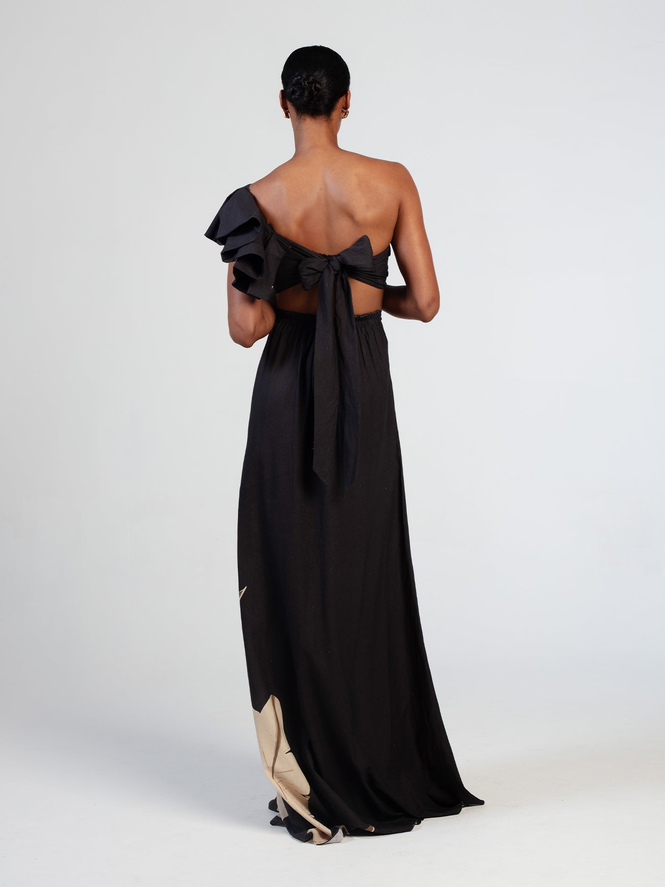 Printed Linen Mundi Skirt - Sierra Noir