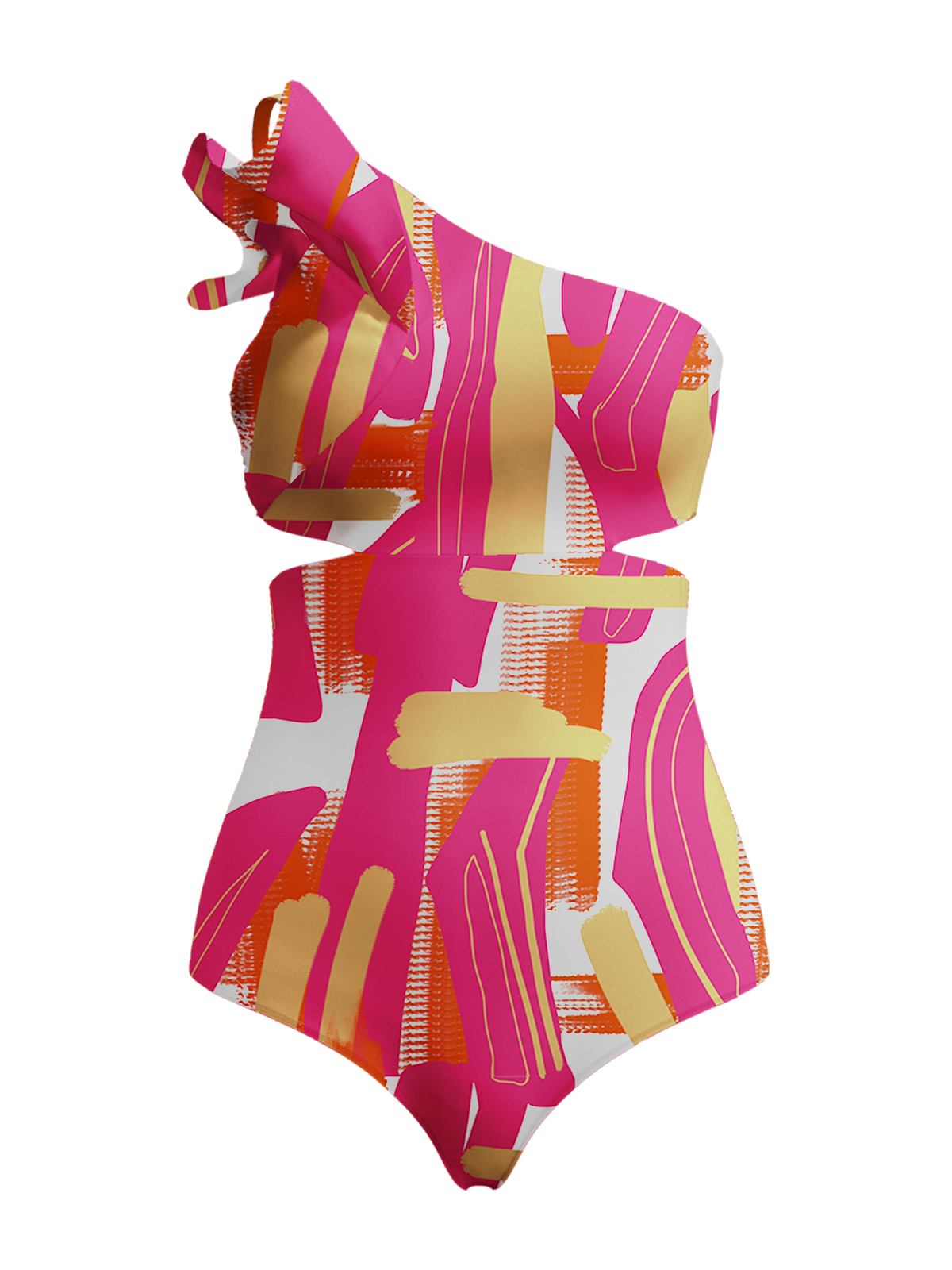 Nia Swimsuit - Abstract Rose