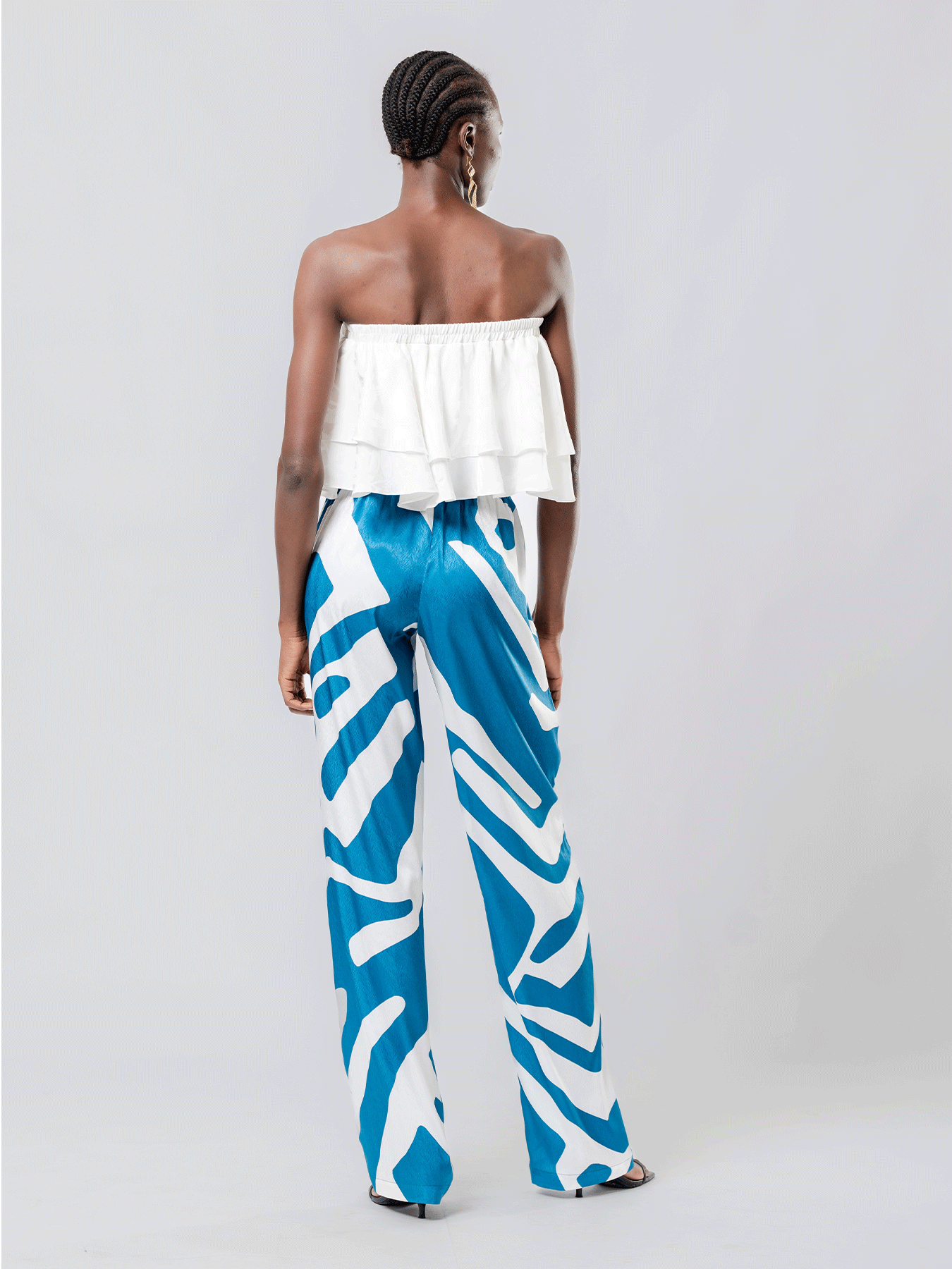 Leer Pants - Lava Blu