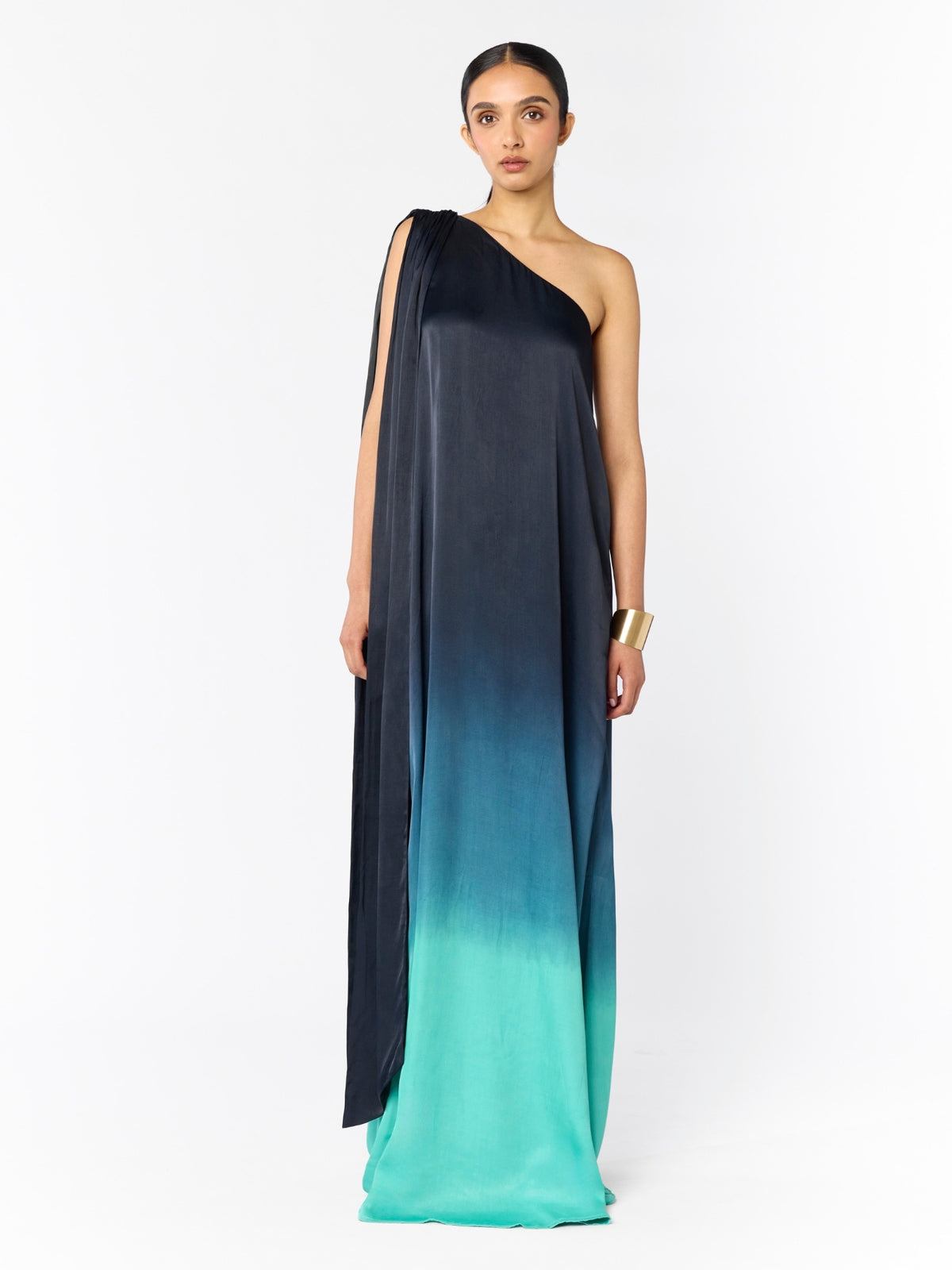 Raya FSC® Certified Viscose Dress - Ombra Blu