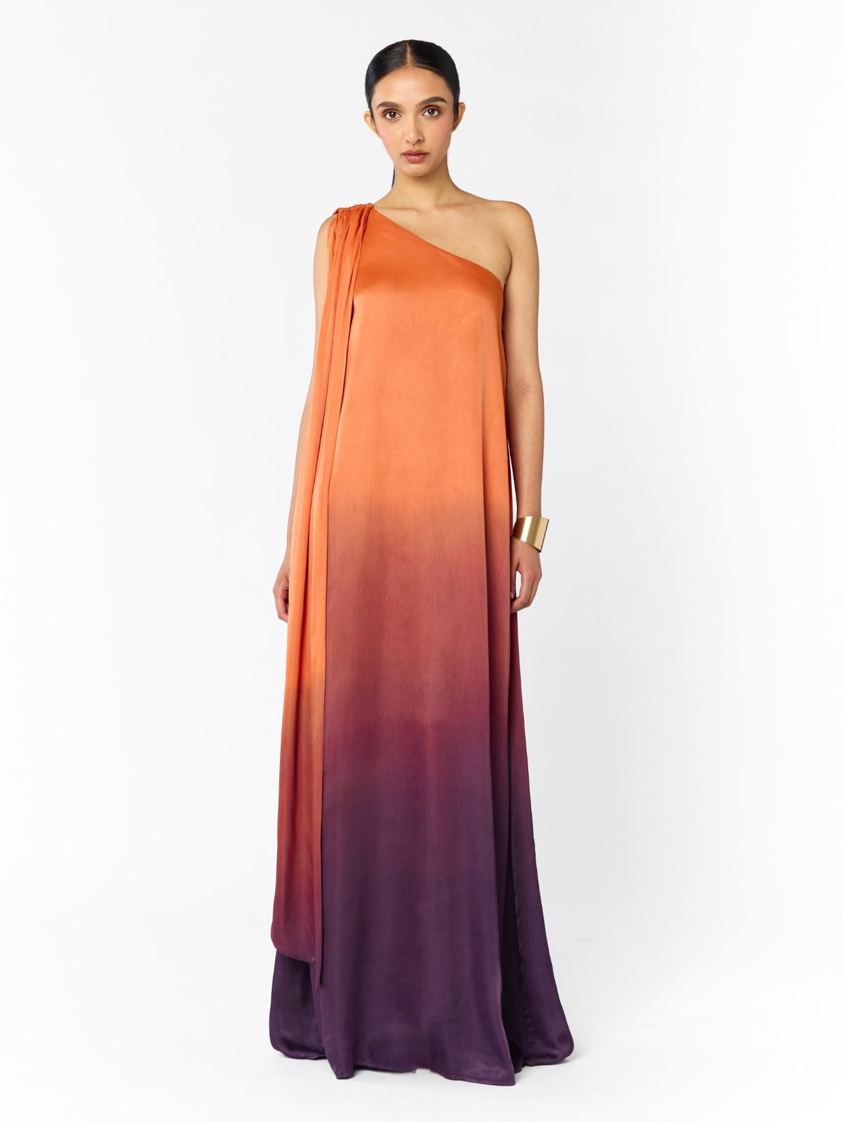 Raya FSC® Certified Viscose Dress - Ombra Persimon