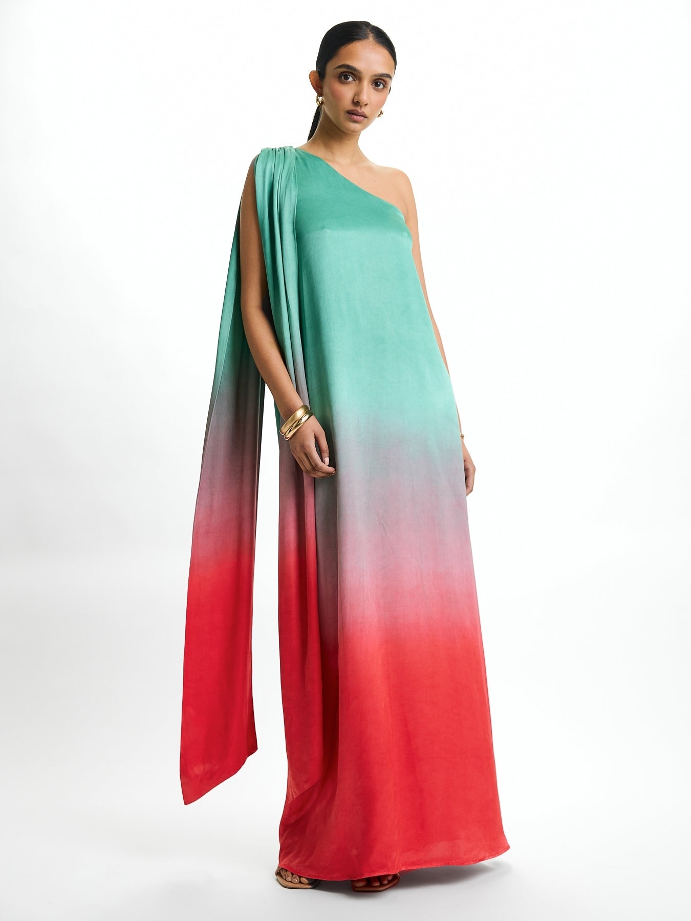 Raya FSC® Certified Viscose Dress - Ombra Popsicle