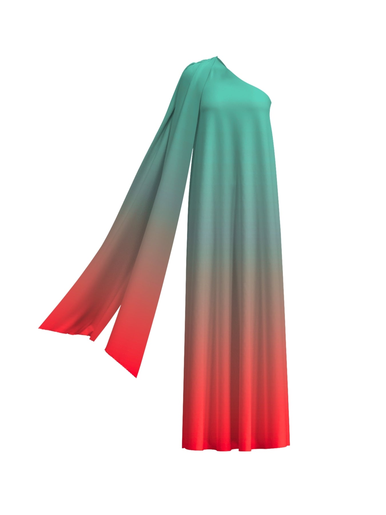 Raya FSC® Certified Viscose Dress - Ombra Popsicle
