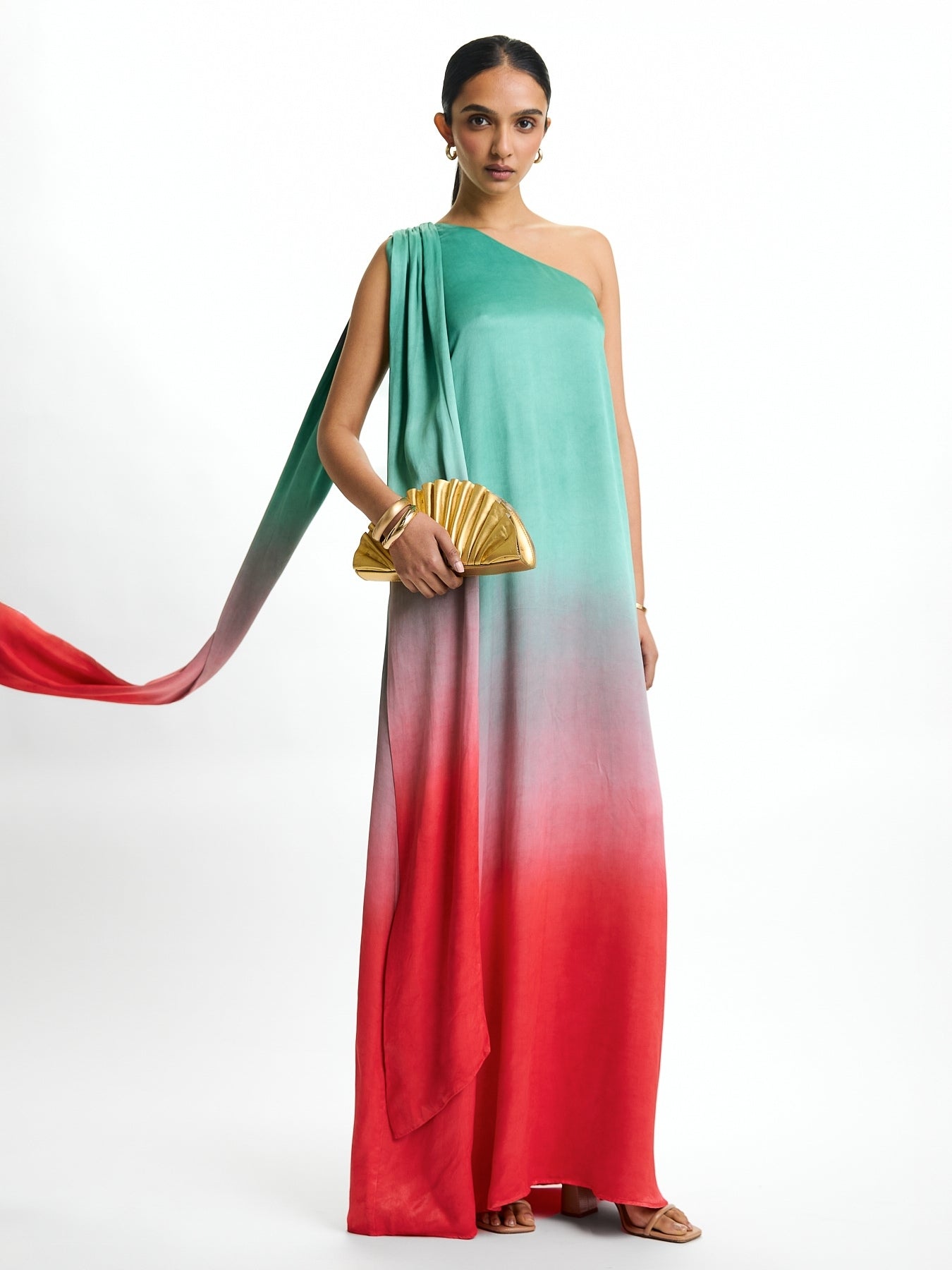 Raya FSC® Certified Viscose Dress - Ombra Popsicle