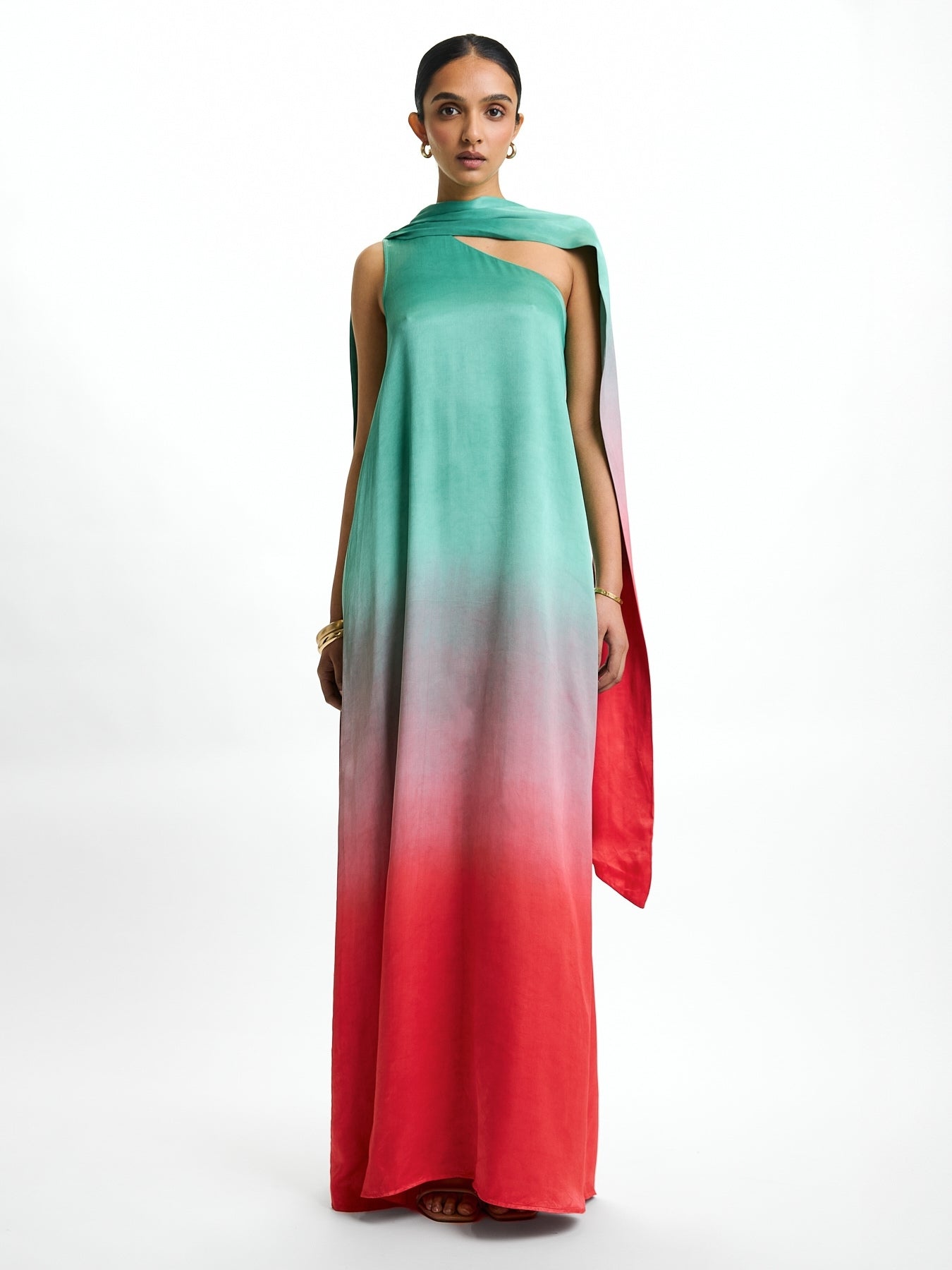 Raya FSC® Certified Viscose Dress - Ombra Popsicle