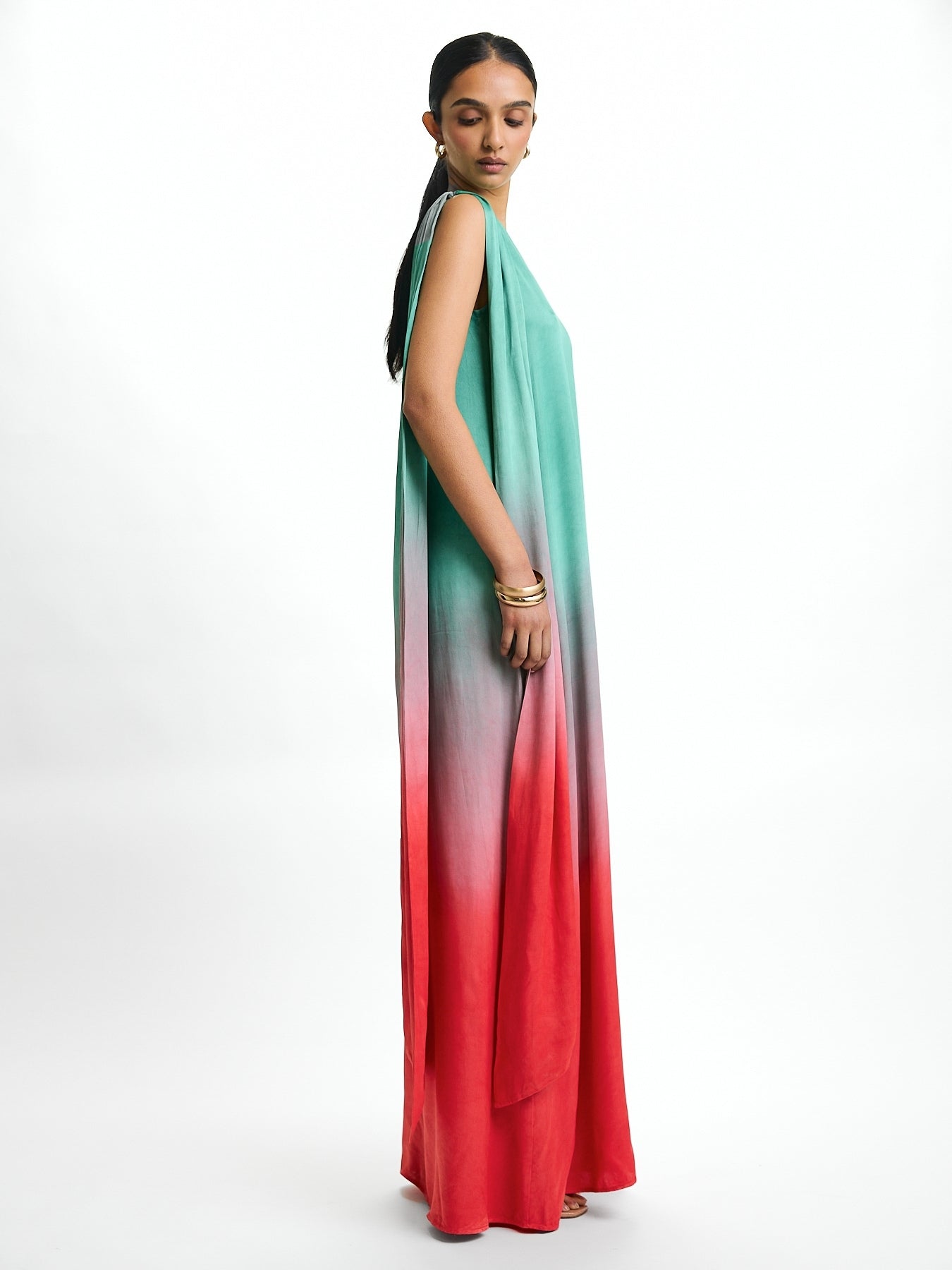 Raya FSC® Certified Viscose Dress - Ombra Popsicle