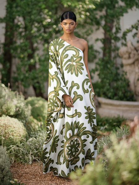 Satu FSC® Certified Viscose Dress - Elia Olive