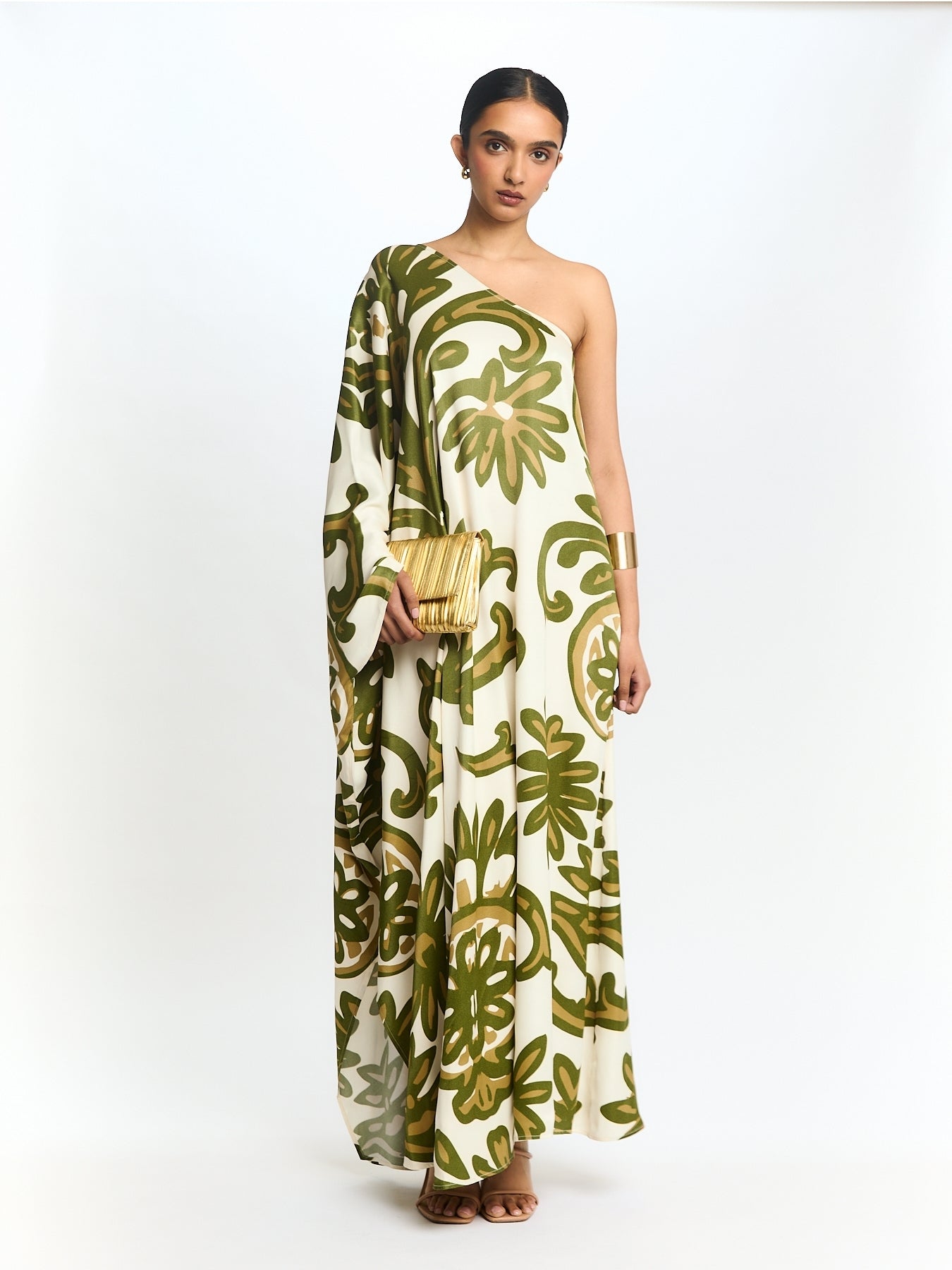 Satu FSC® Certified Viscose Dress - Elia Olive