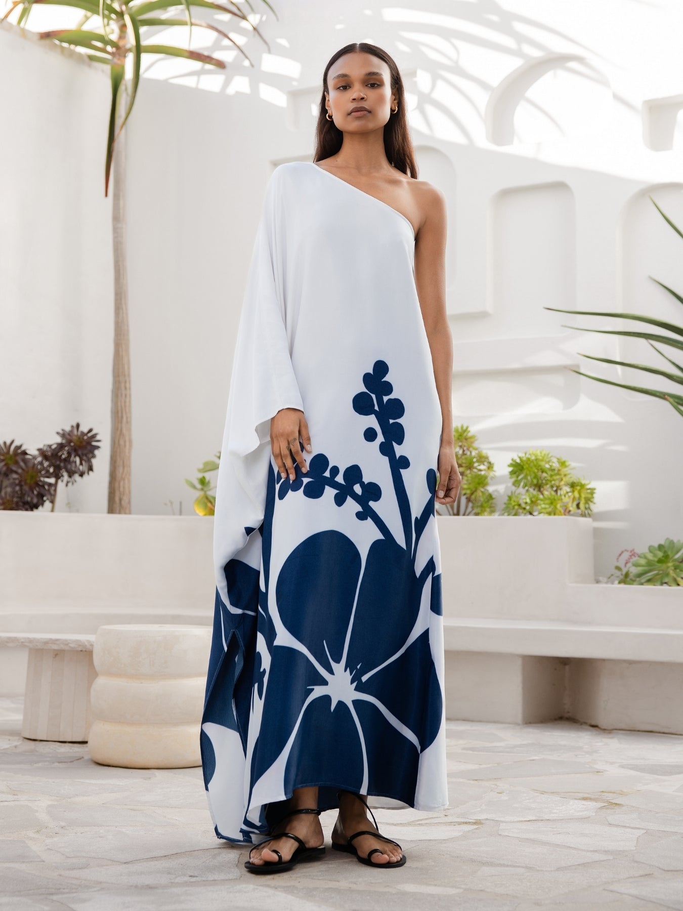 Satu FSC® Certified Viscose Dress - Ula Navy