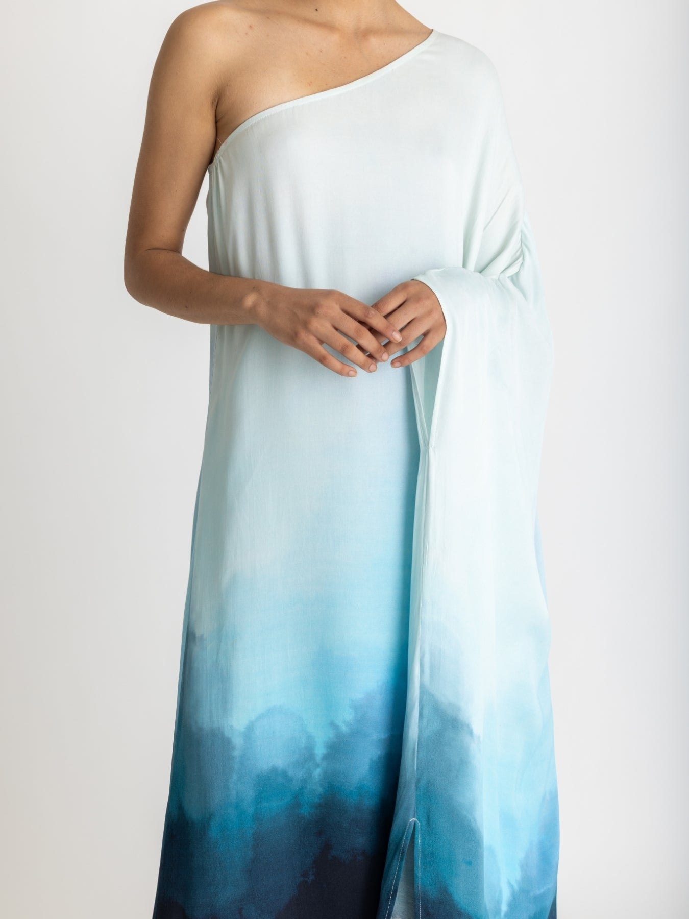Satu FSC® Certified Viscose Dress - Skye Blu