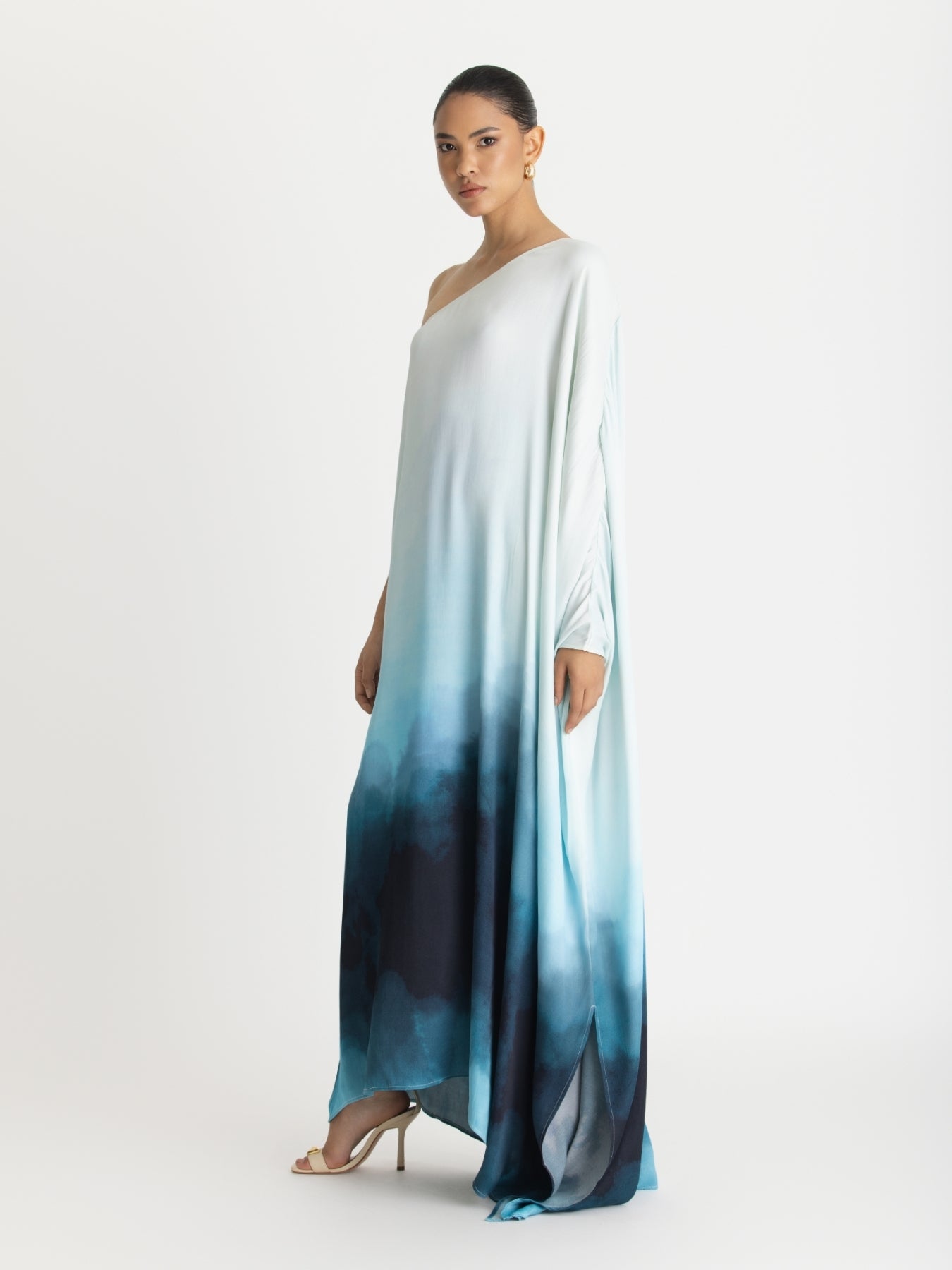 Satu FSC® Certified Viscose Dress - Skye Blu