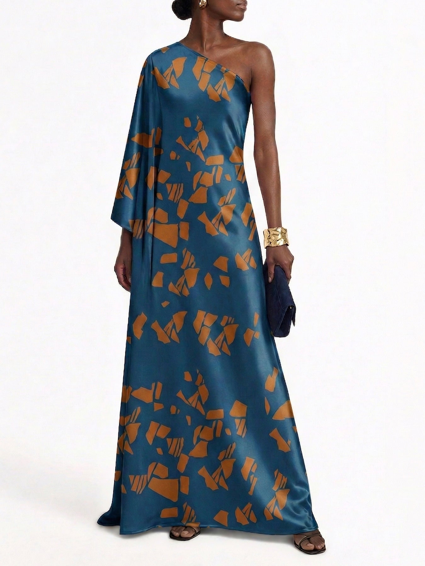 Satu Dress - Gyraf Blue