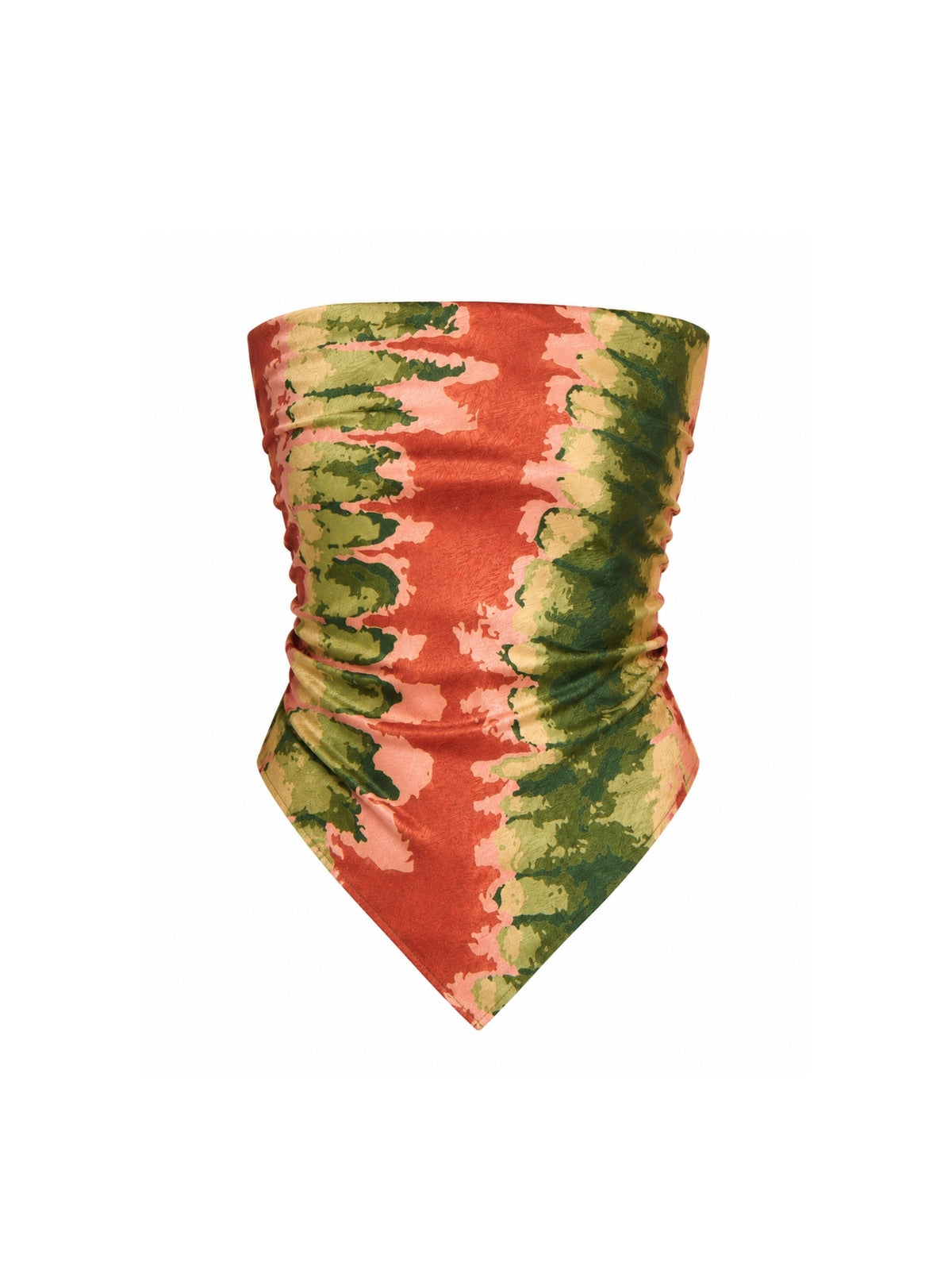 Moussor Scarf Top - Raki Orange