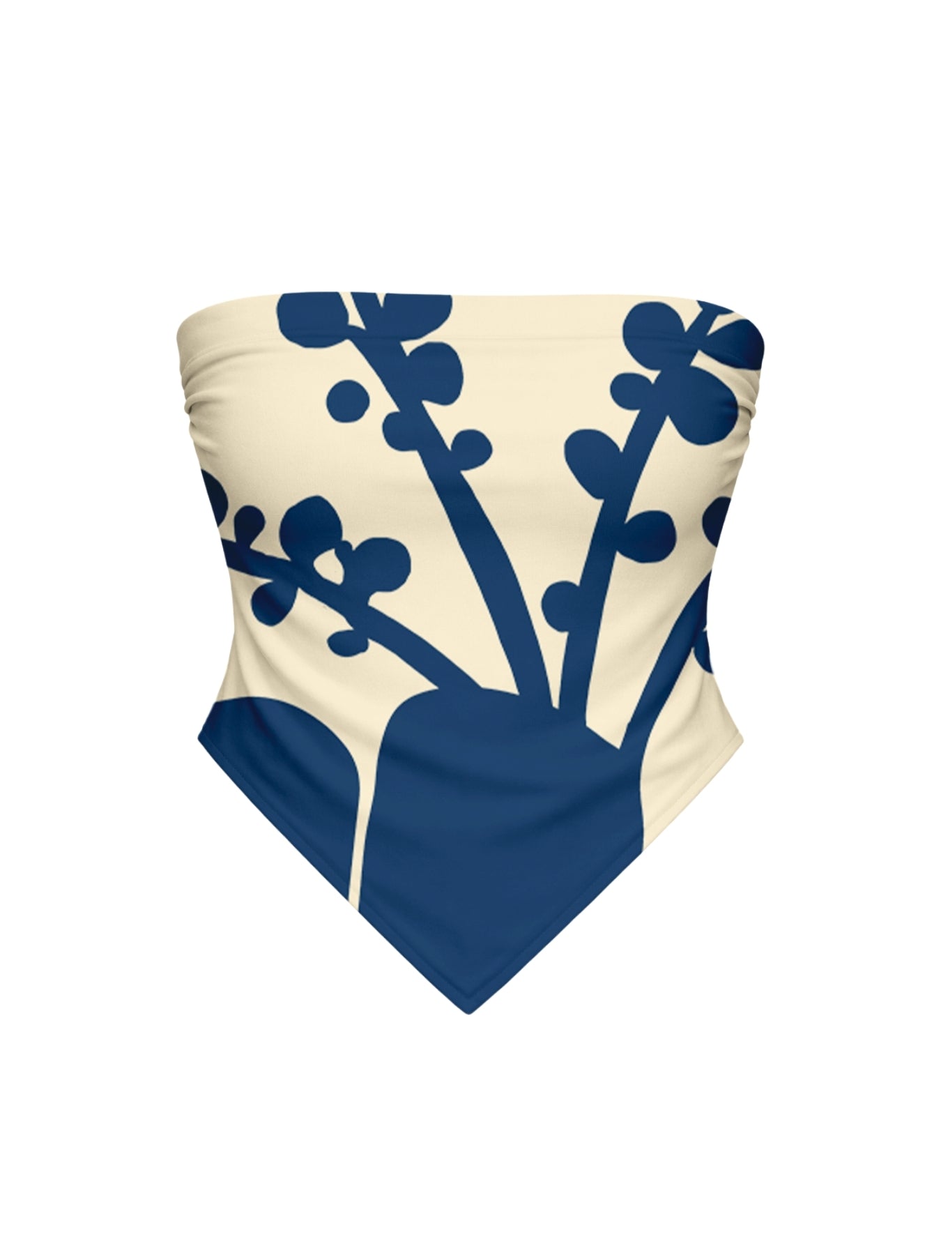 Moussor Scarf Top - Ula Navy