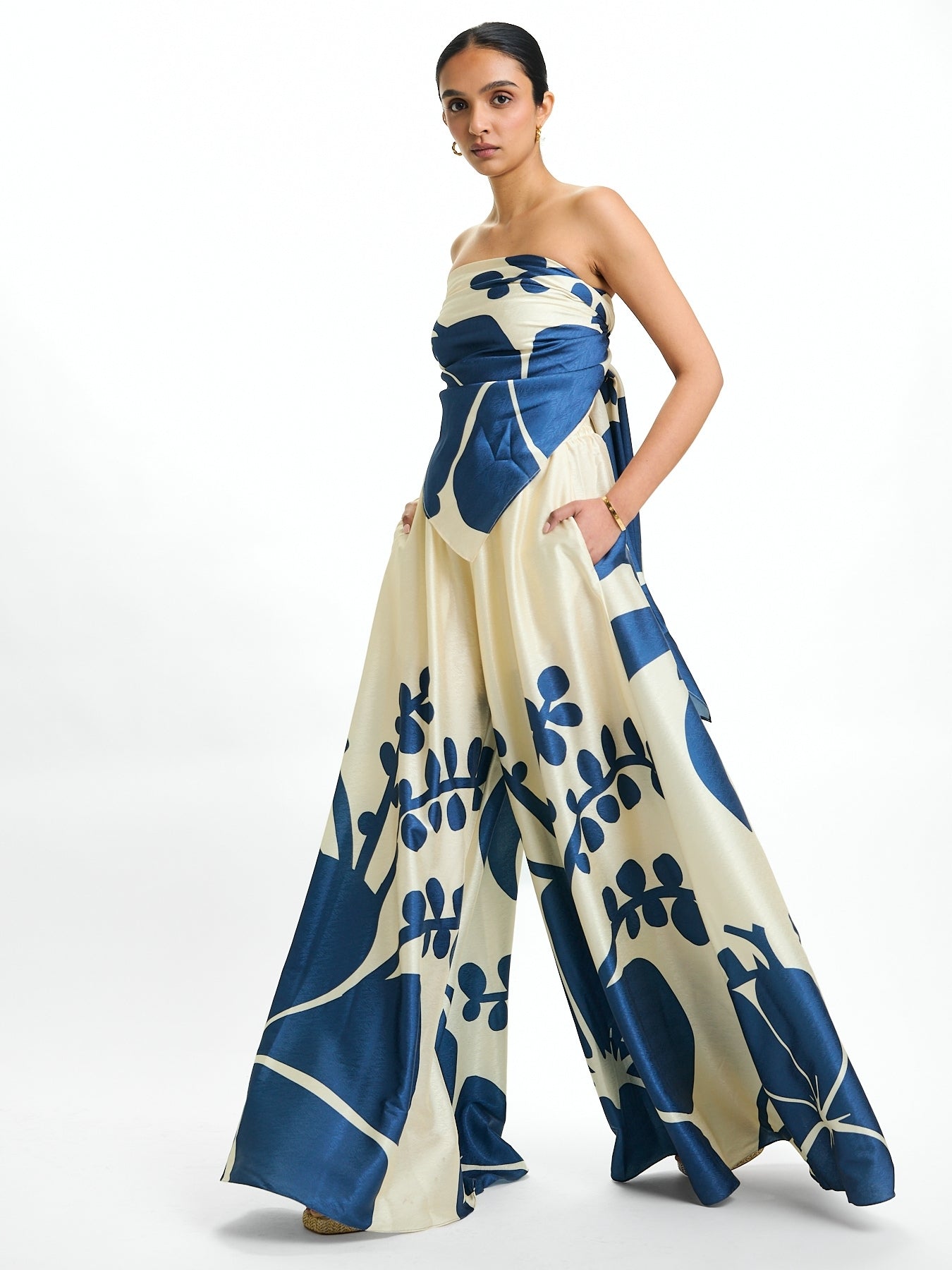 Moussor Scarf Top - Ula Navy