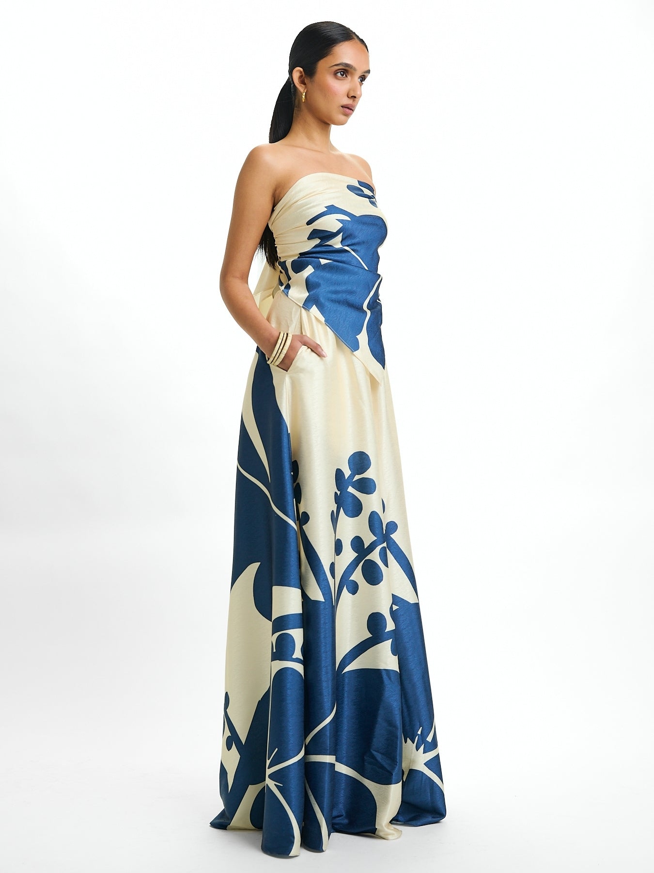 Moussor Scarf Top - Ula Navy