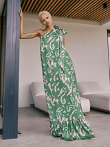 Diago Dress - Batik Vert
