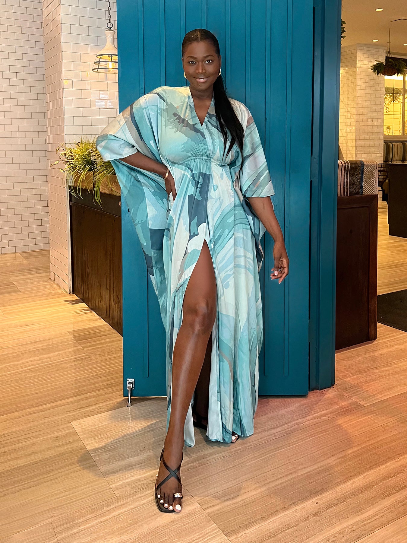 Naim Dress - Aura Blu