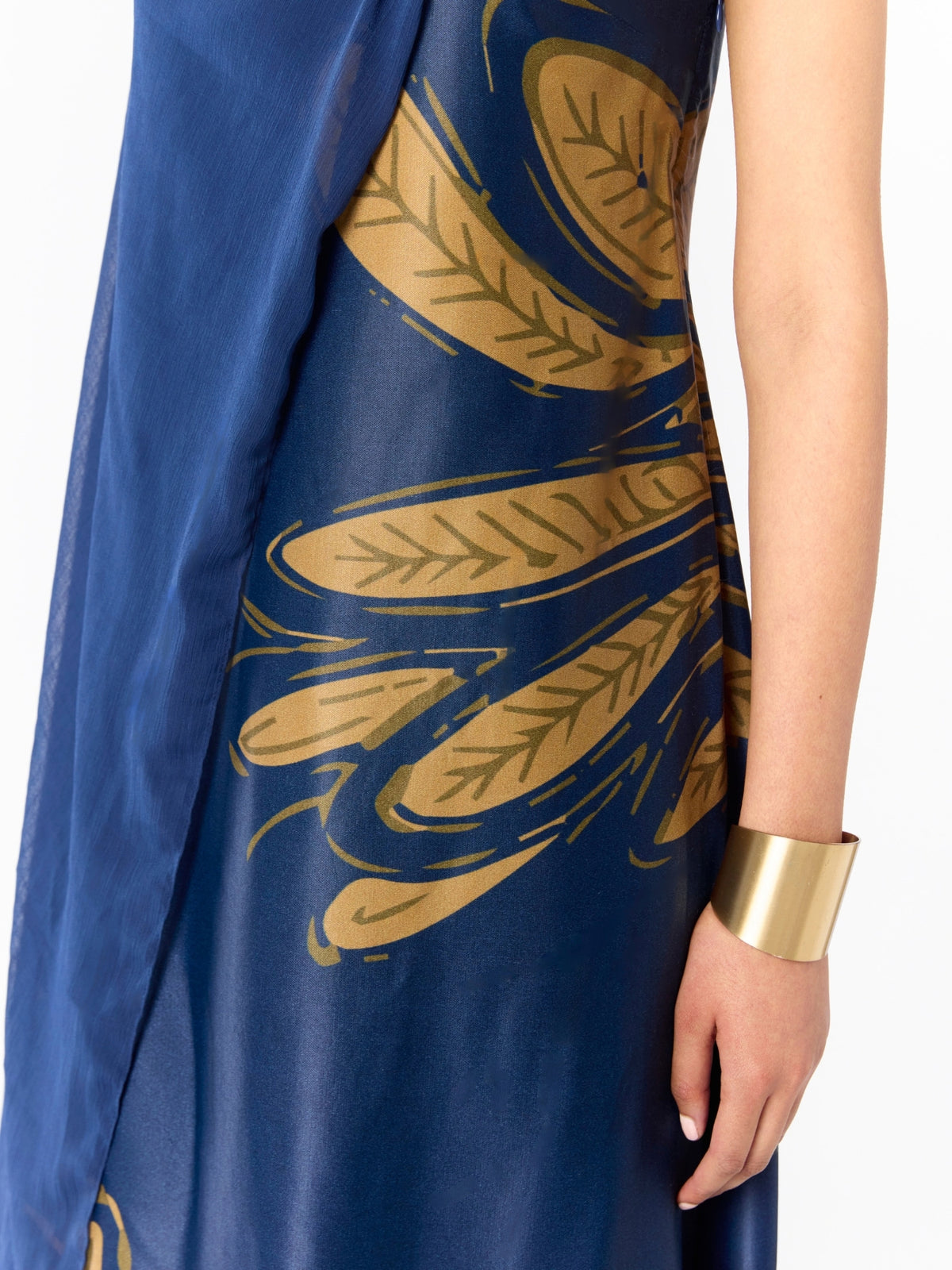 Tubi TWA FSC® Certified Viscose Dress - Fiura Navy