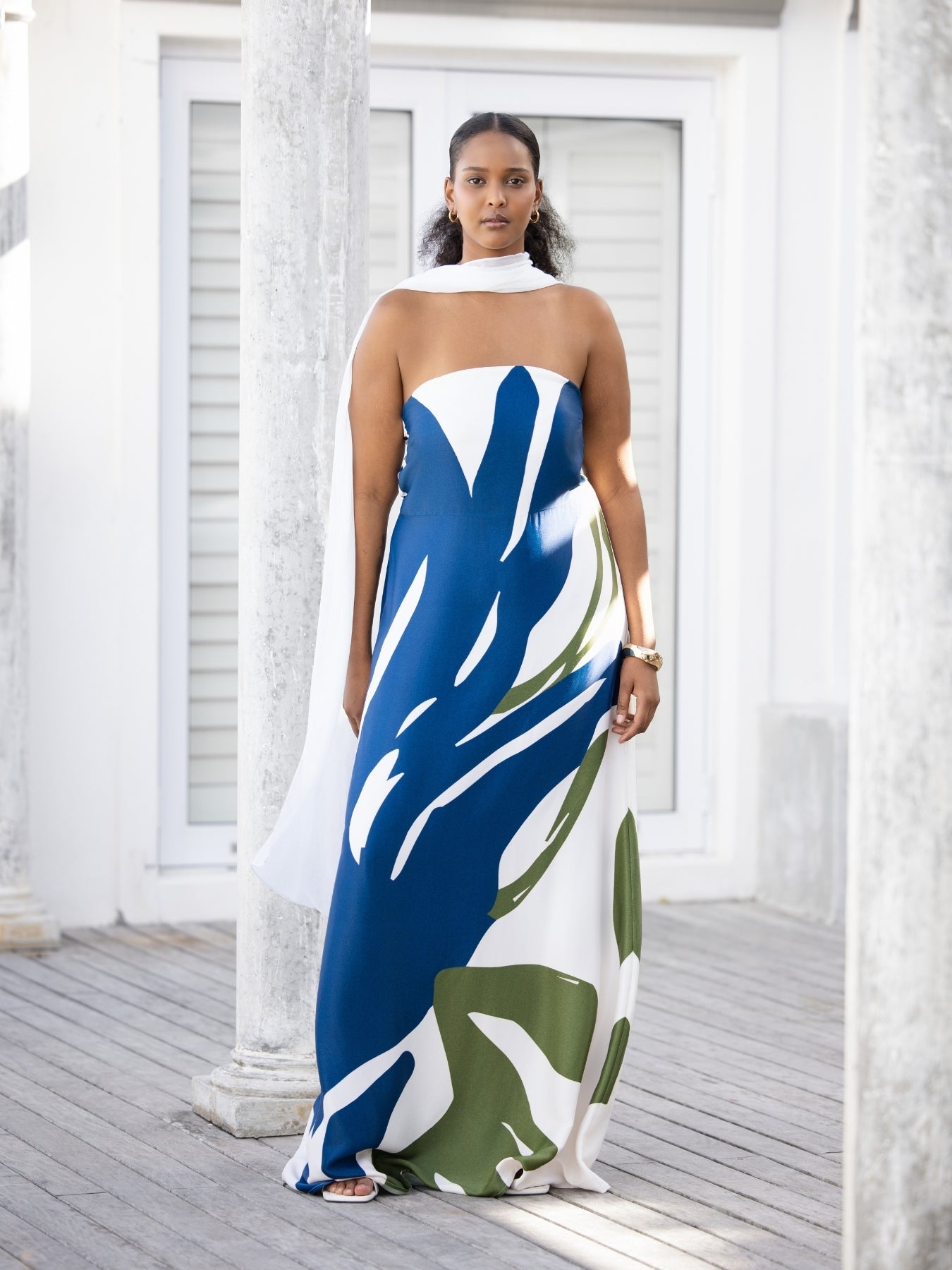 Tubi TWA FSC® Certified Viscose Dress - Lilo Navy