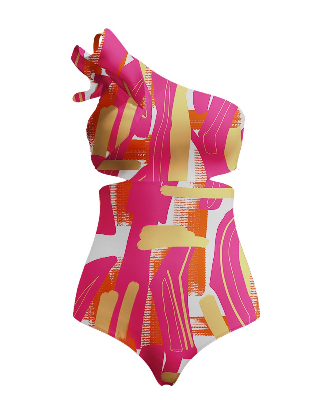 Nia Swimsuit - Abstract Rose