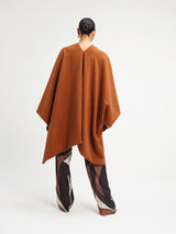 Wrap Cape  - Solid Brown