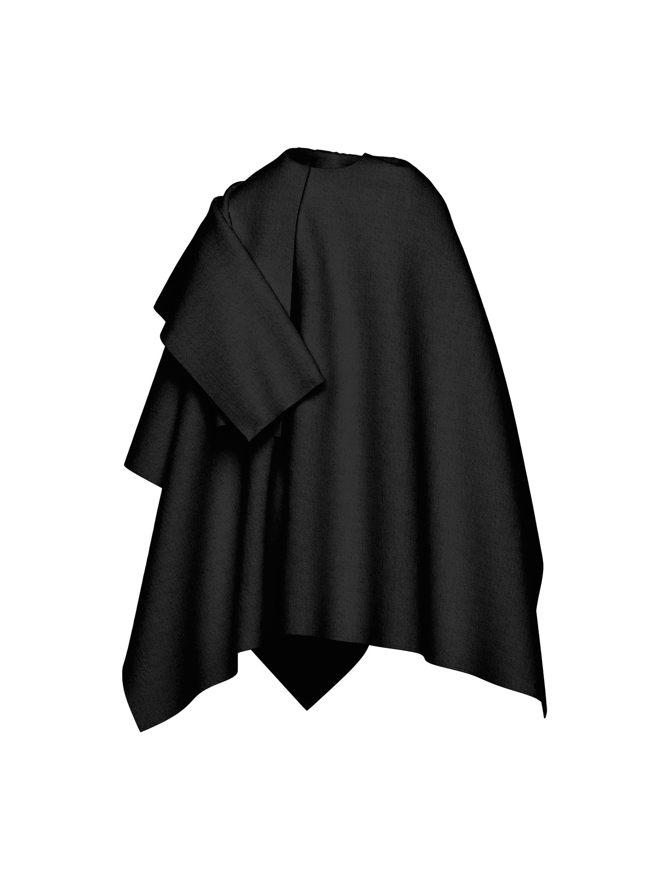 Wrap Cape  - Solid Black