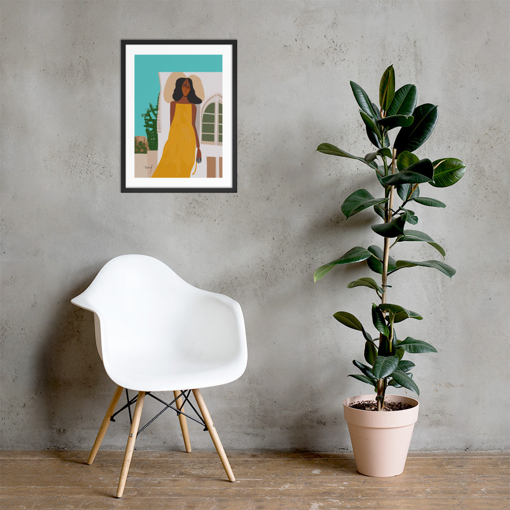 Tilene Walk | Framed Art Print