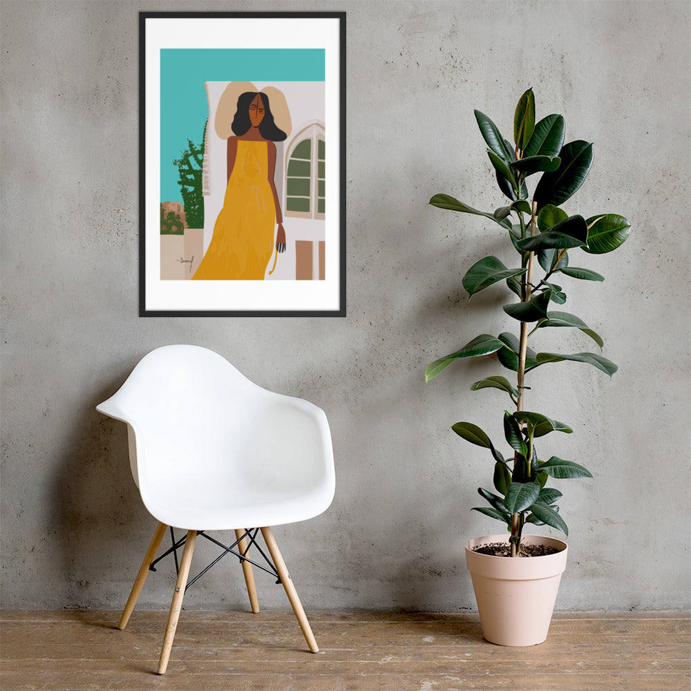 Tilene Walk | Framed Art Print