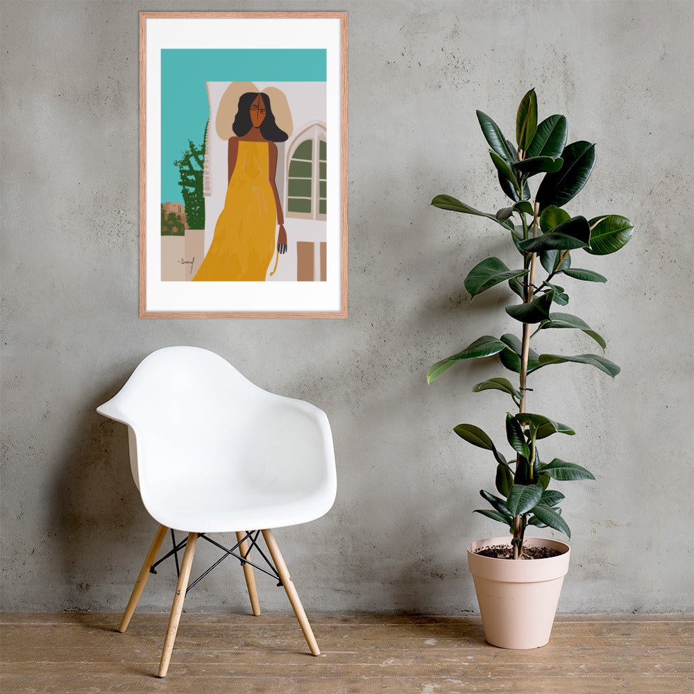 Tilene Walk | Framed Art Print