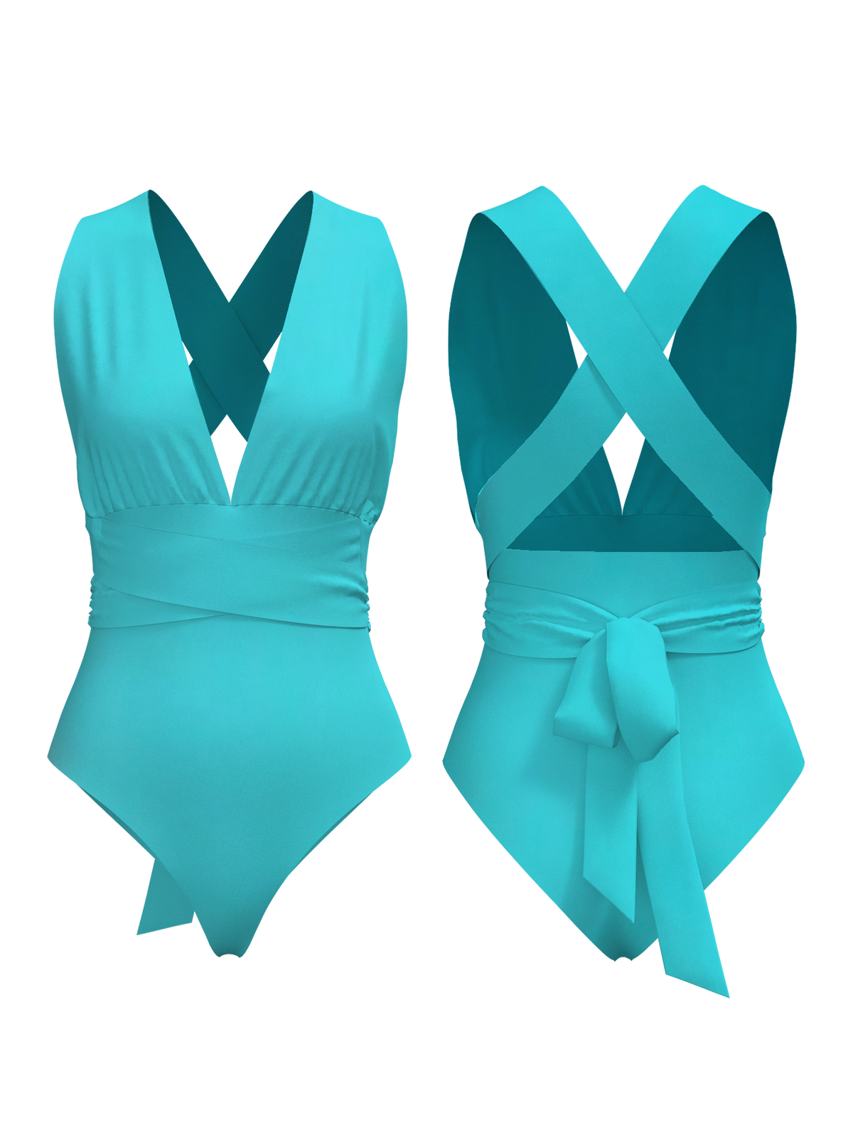 Infinity Swimsuit - Solid Blu