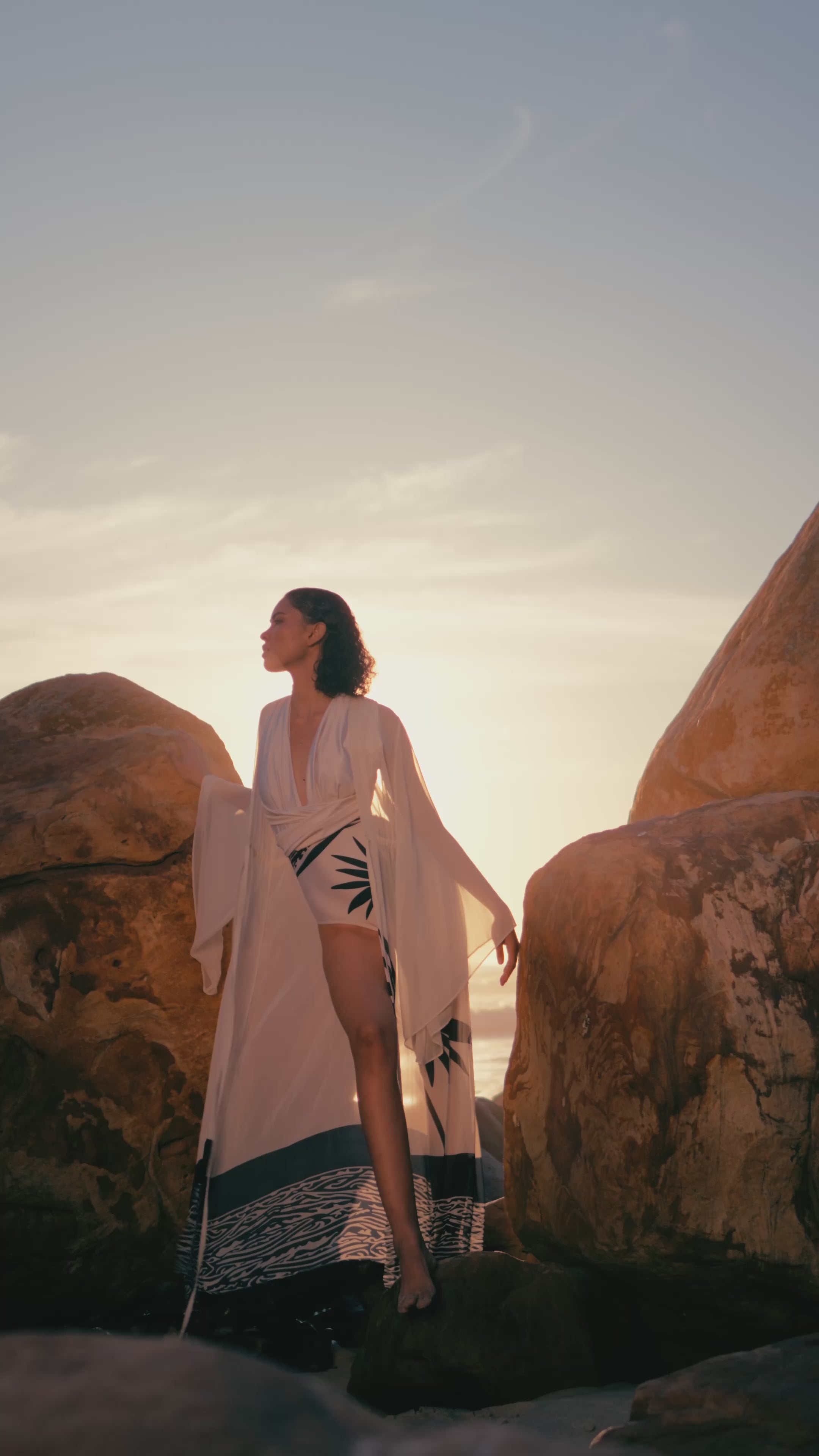 Sirene Kimono - Baya Navy