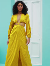 Amal Dress - Zeen Mustard