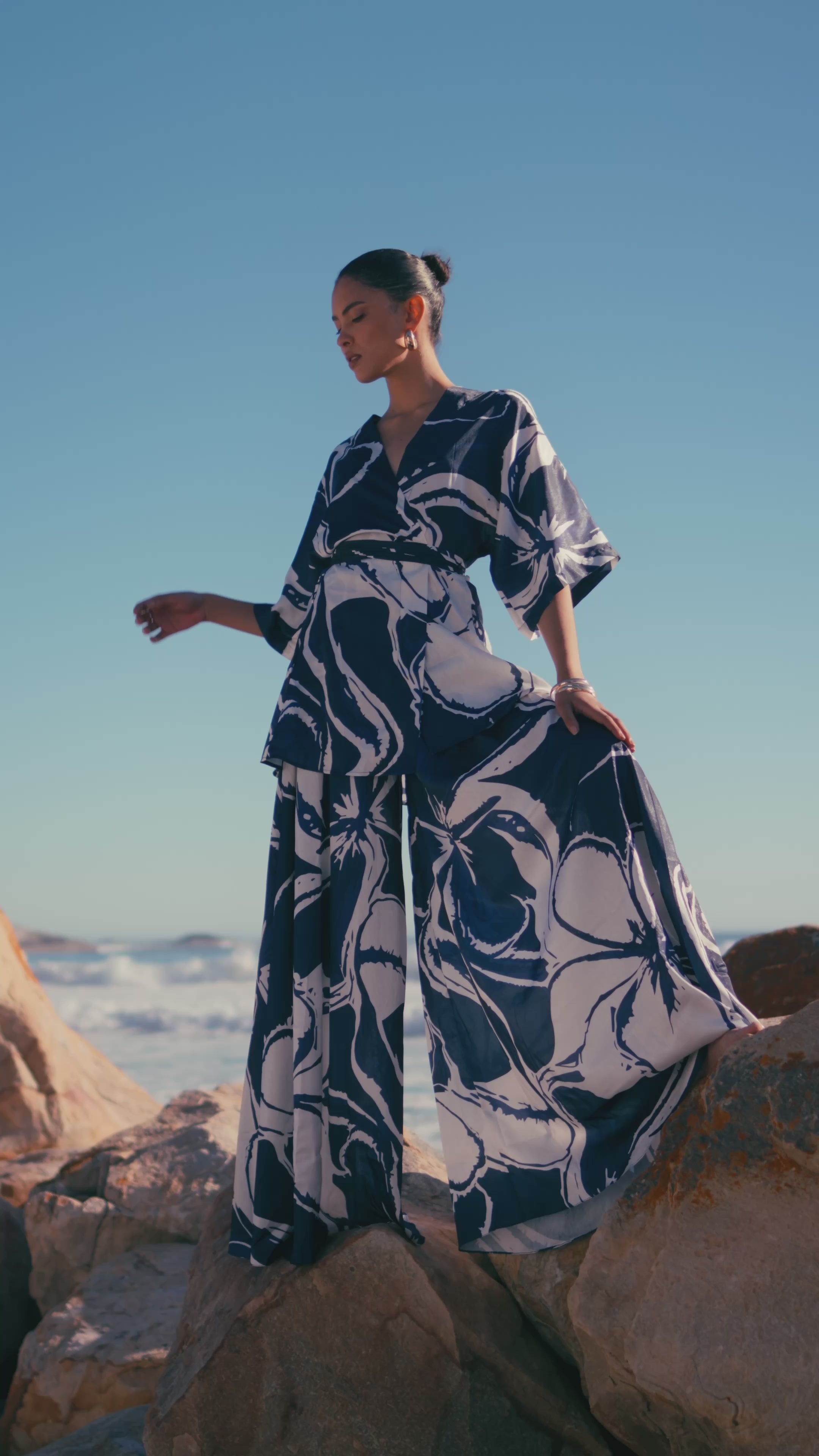 Cabana Kimono - Sora Navy