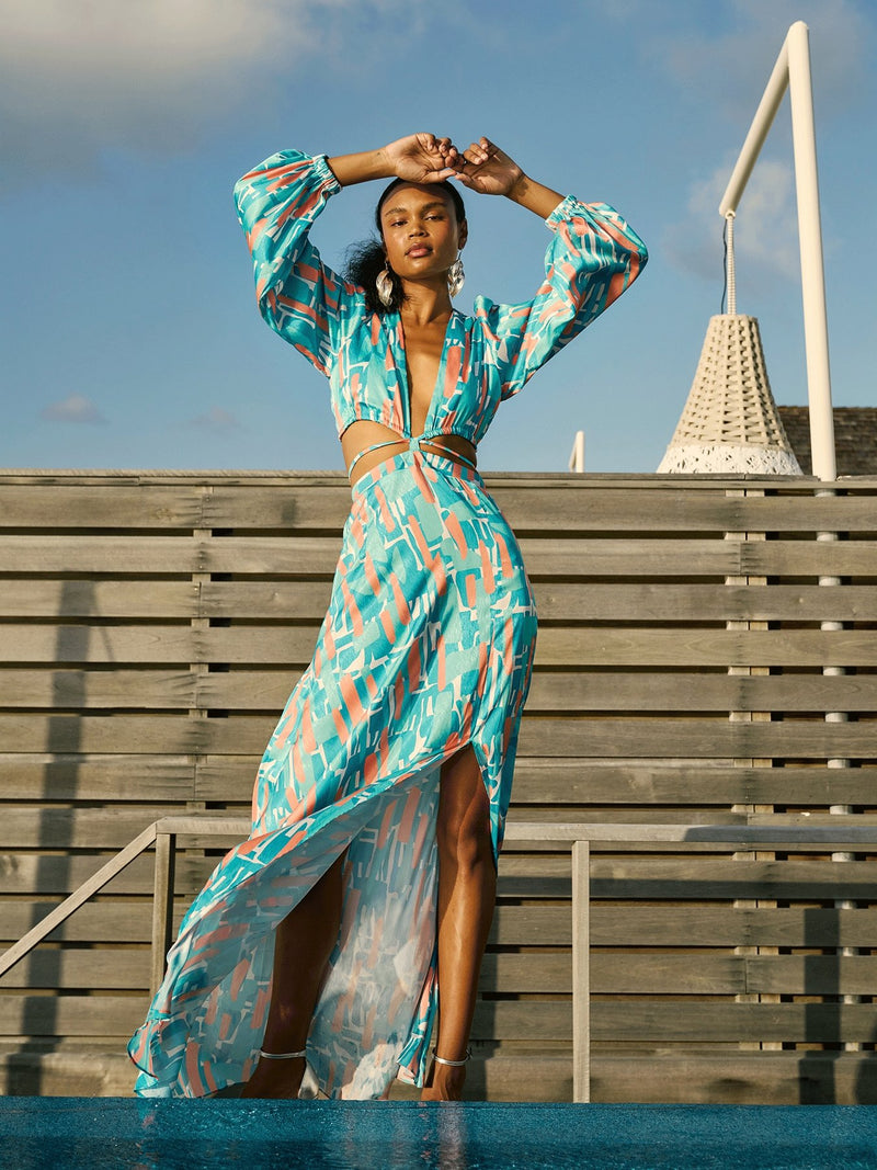 Amal Dress - Atoll Blu - diarrablu