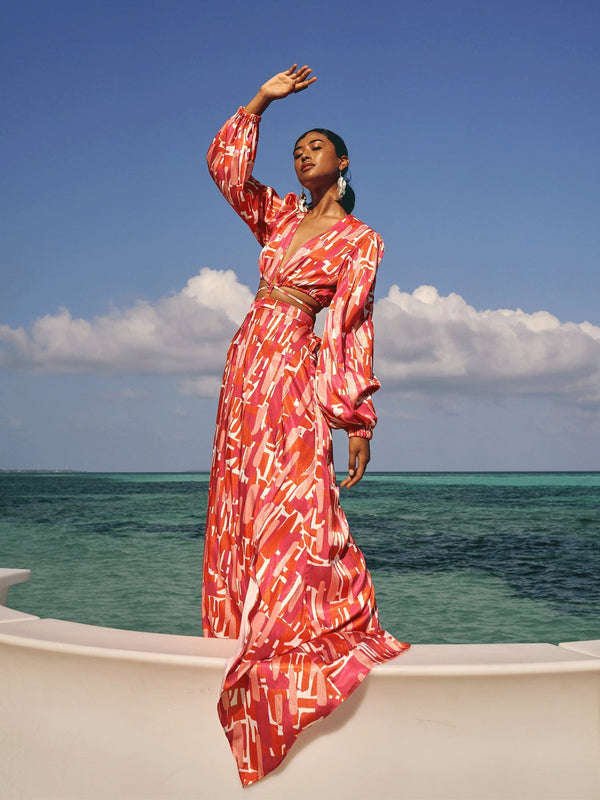 Amal Dress - Atoll Rose - diarrablu