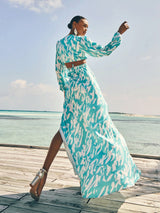 Amal Dress - Playa Aqua - diarrablu