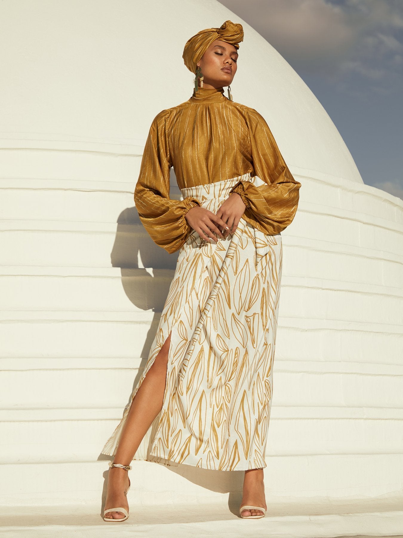 Eva Top - Texture Gold - diarrablu