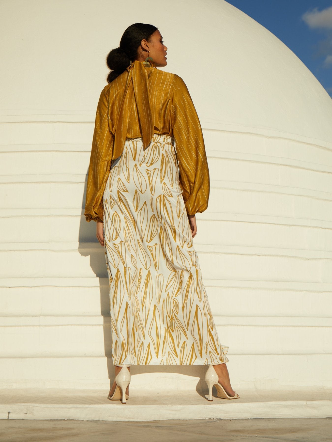 Eva Top - Texture Gold - diarrablu